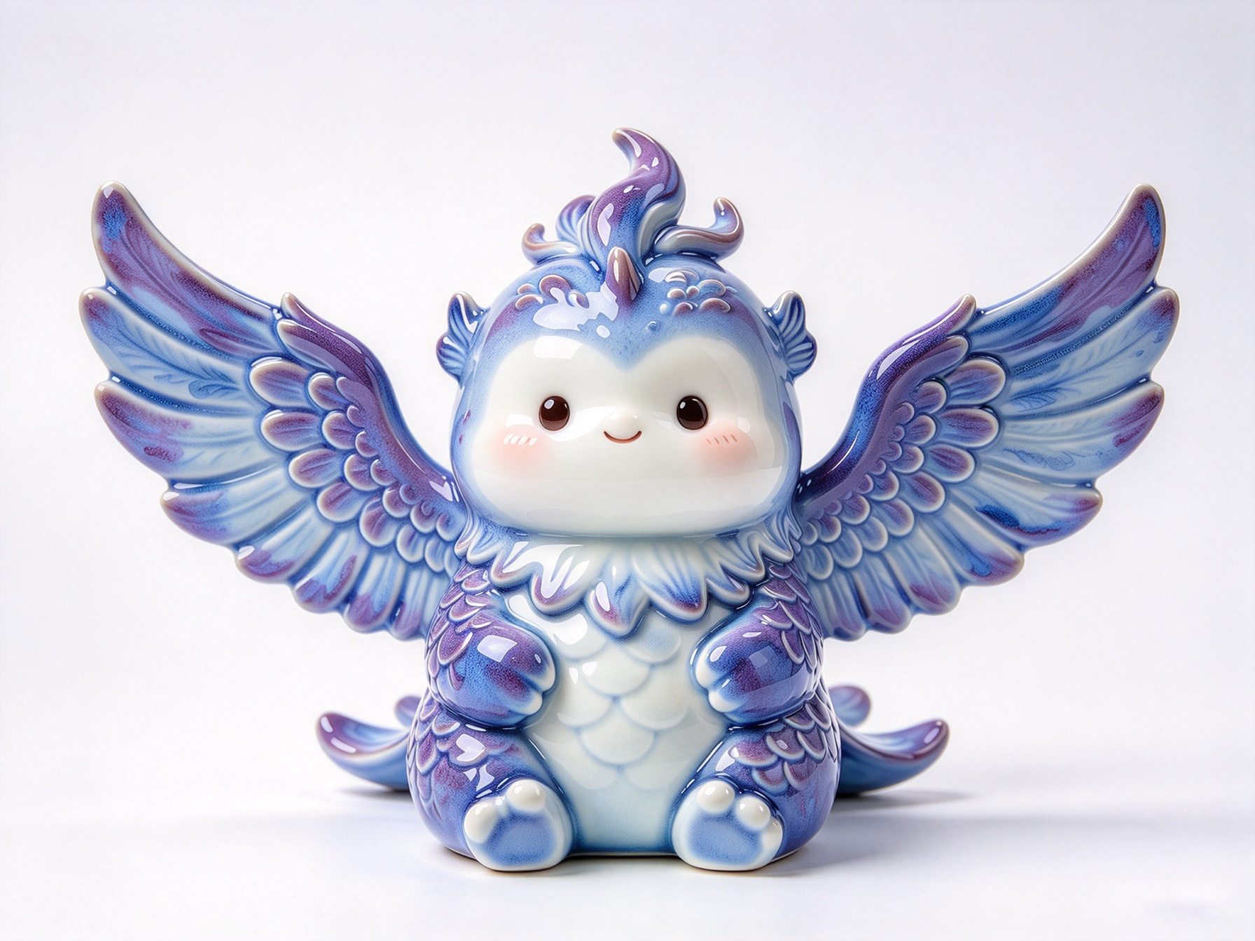 Design of Eastern Intangible Cultural Heritage Ceramic Trendy Toy Figure 2，