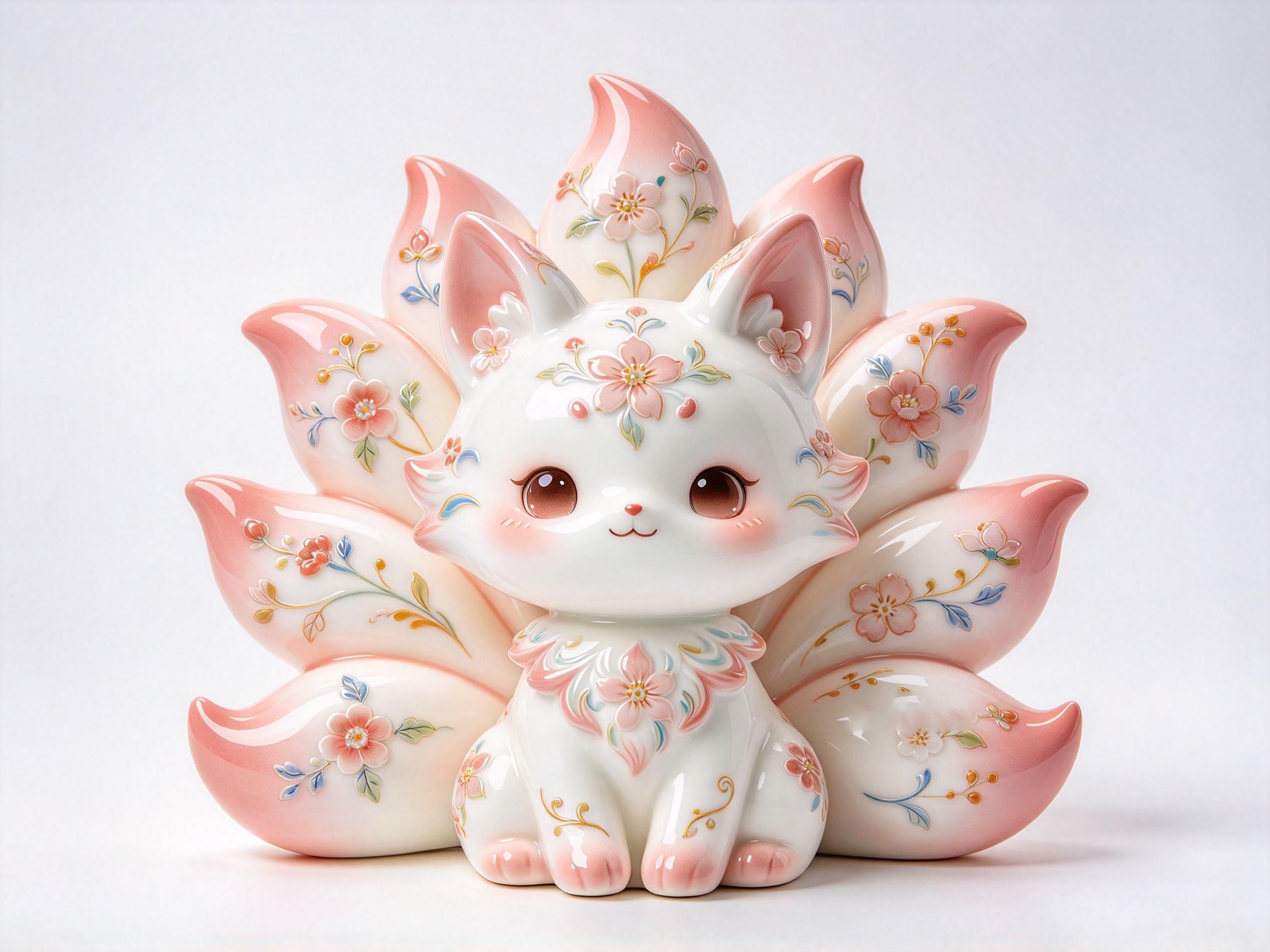 Design of Eastern Intangible Cultural Heritage Ceramic Trendy Toy Figure 2，