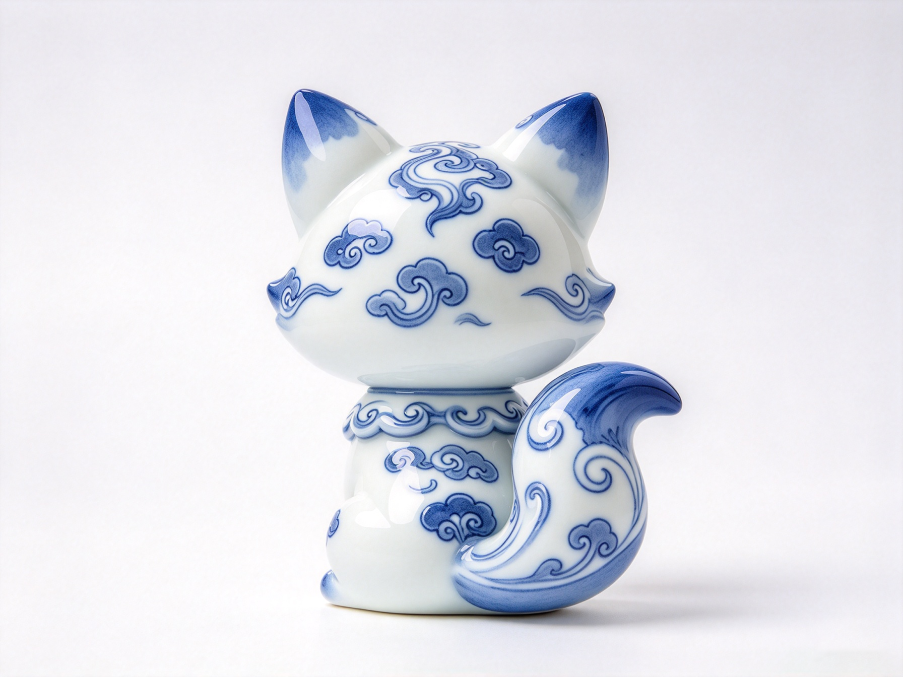 Design of Eastern Intangible Cultural Heritage Ceramic Trendy Toy Figure 2，