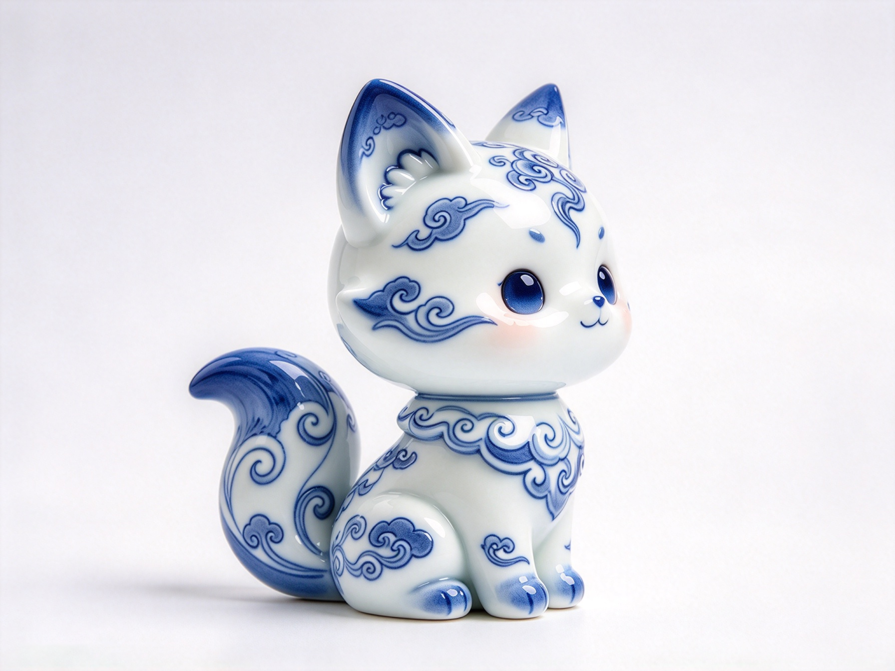 Design of Eastern Intangible Cultural Heritage Ceramic Trendy Toy Figure 2，