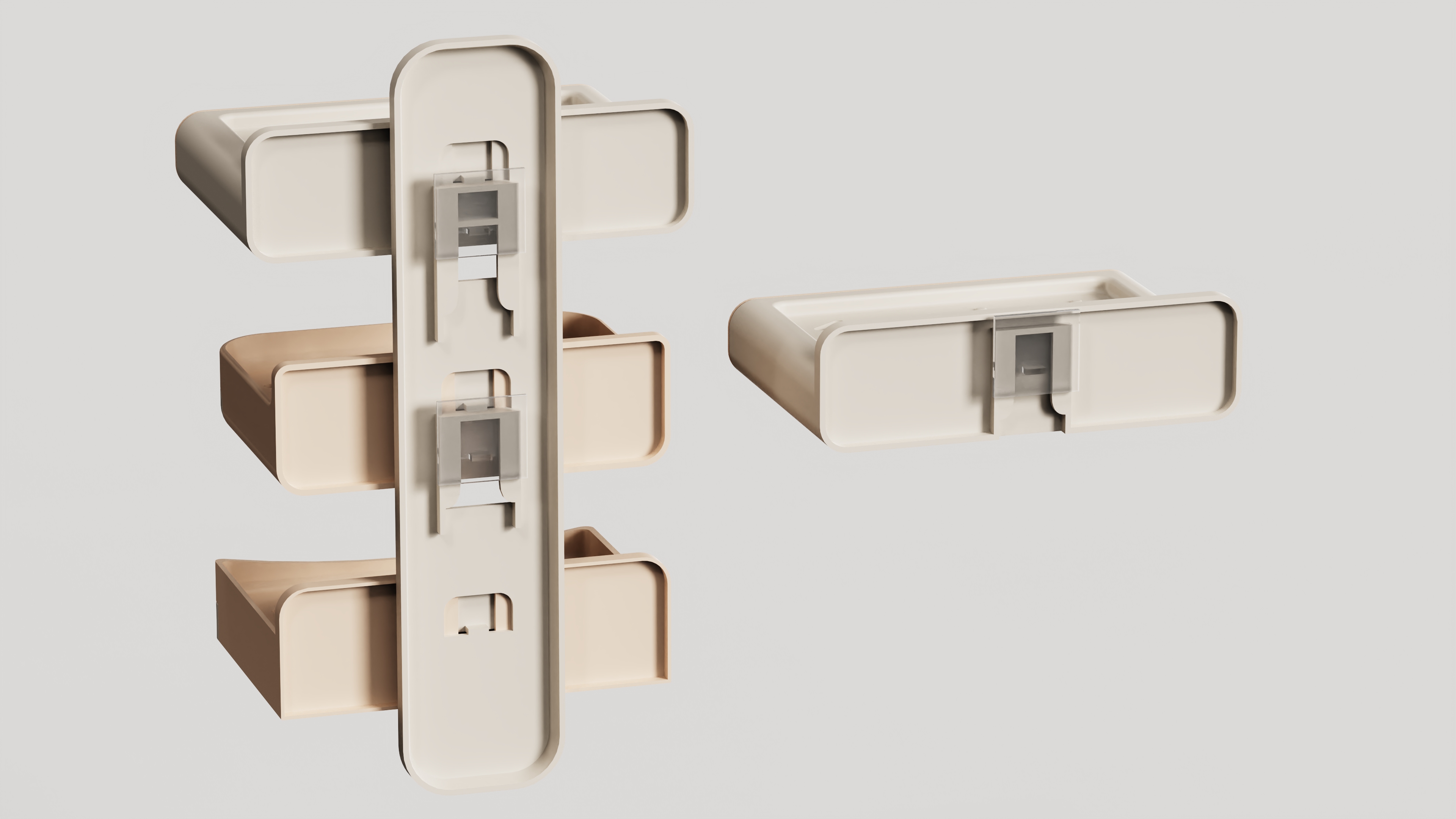 product design，industrial design，Product appearance design，Soap box design，Multi-layer soap box product design，Household Products Design，Design case sharing，