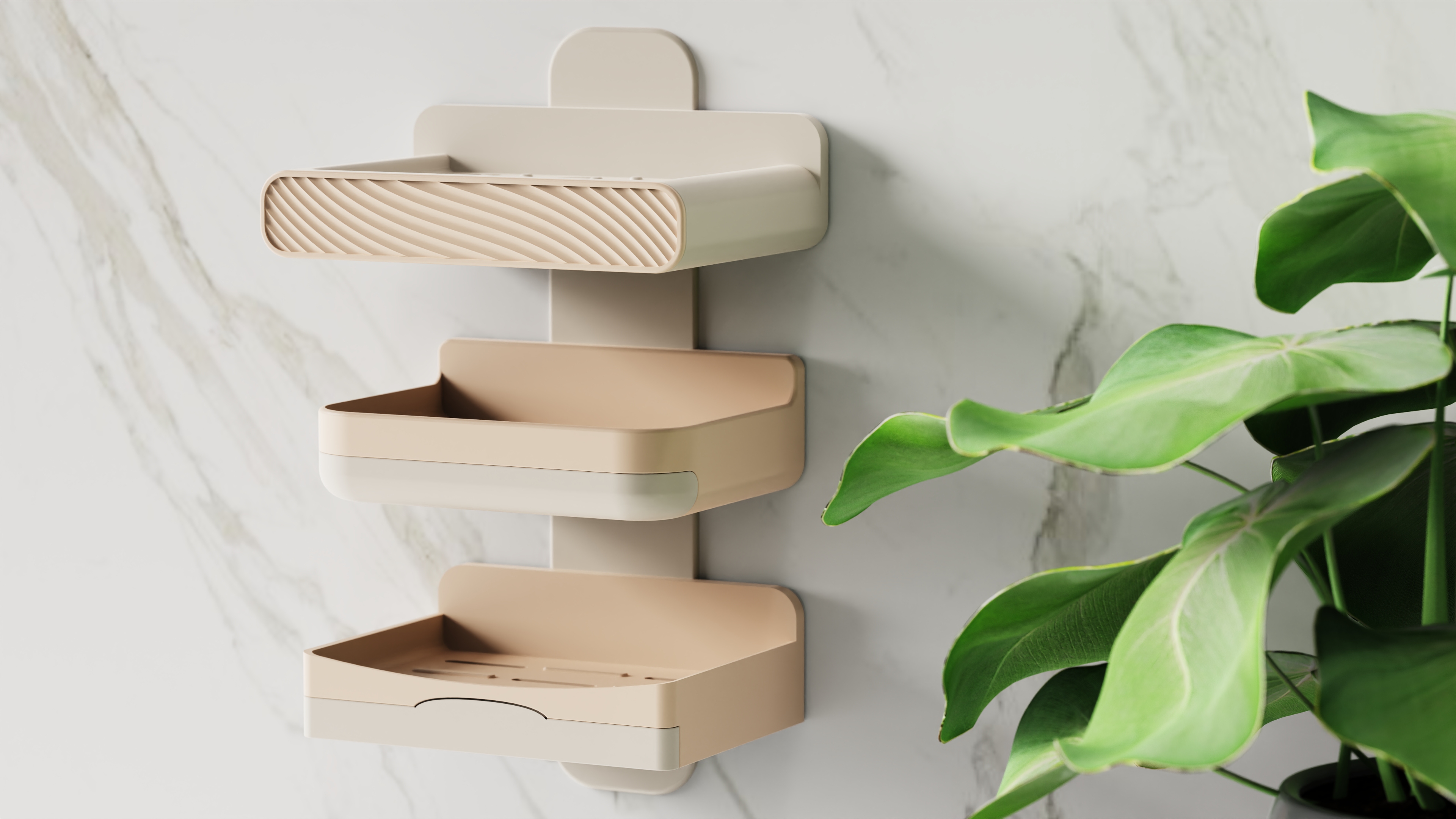 product design，industrial design，Product appearance design，Soap box design，Multi-layer soap box product design，Household Products Design，Design case sharing，