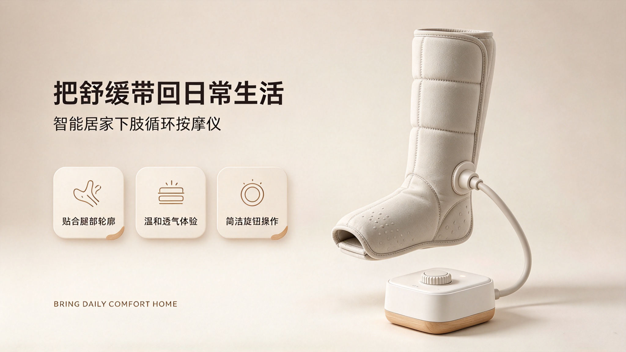 industrial design，Health Care Products，Aging design，Air pressure massage instrument，