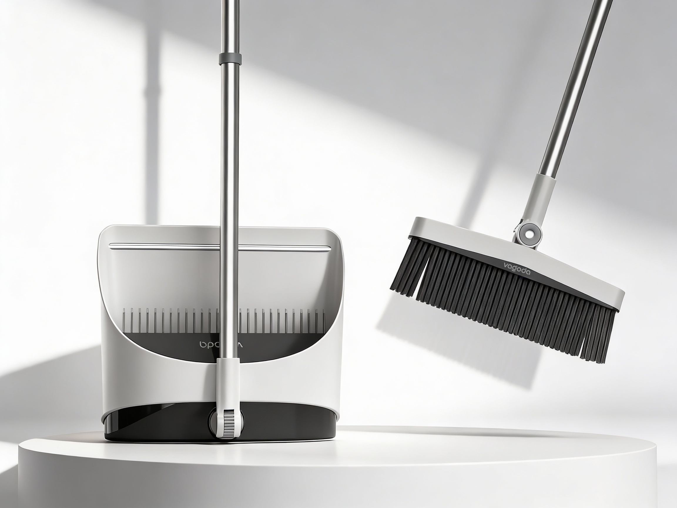 Sleeve sweep combination，Broom，Dustpan，comb tooth hair removal，Telescopic tooth structure，