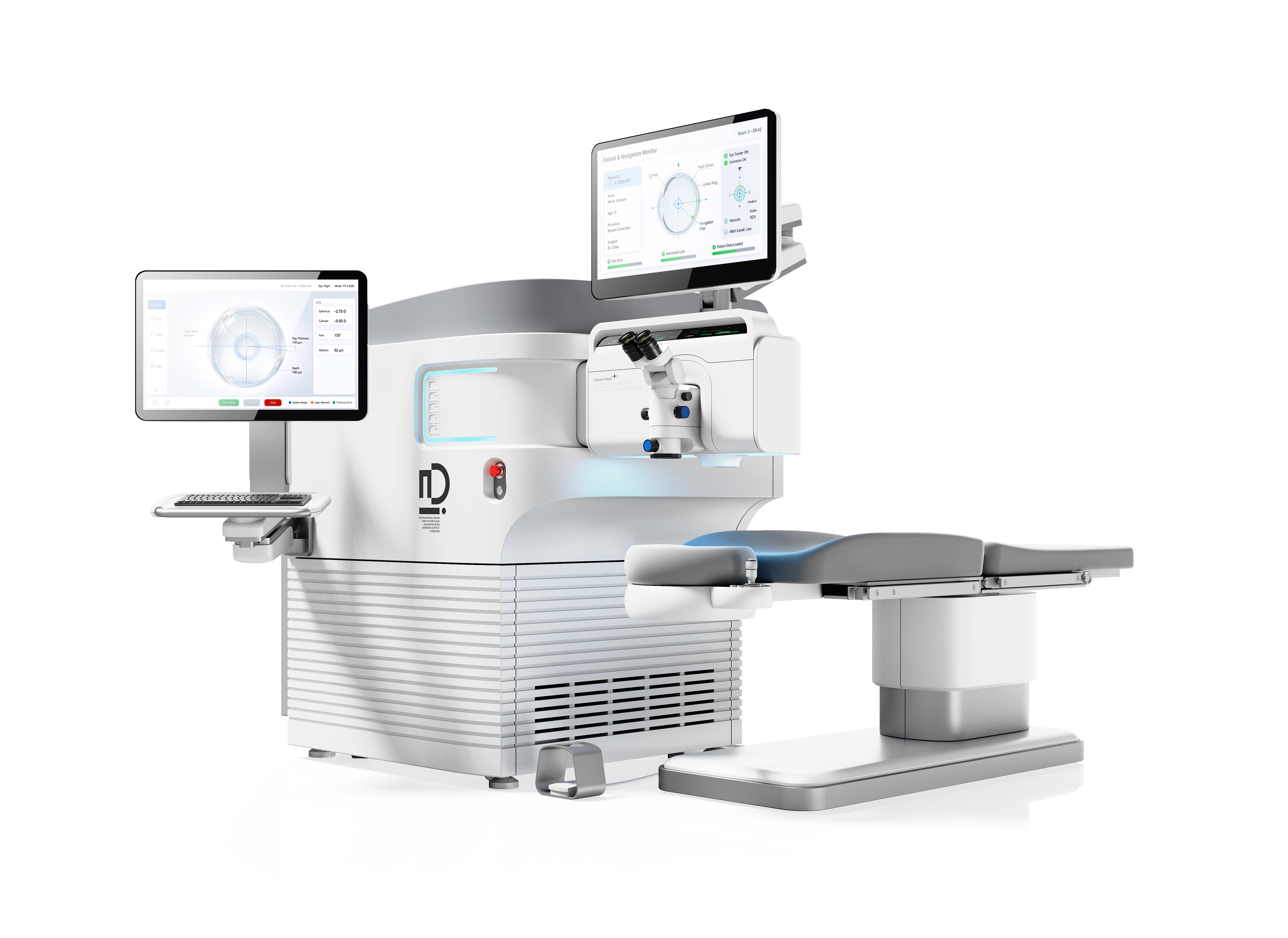 Chengdu Industrial Design，Chengdu Medical Product Design，Design of laser equipment for ophthalmology in Chengdu，Ophthalmic laser therapeutic apparatus，Youlian Wisdom Industrial Design，Infinite Space Industrial Design，
