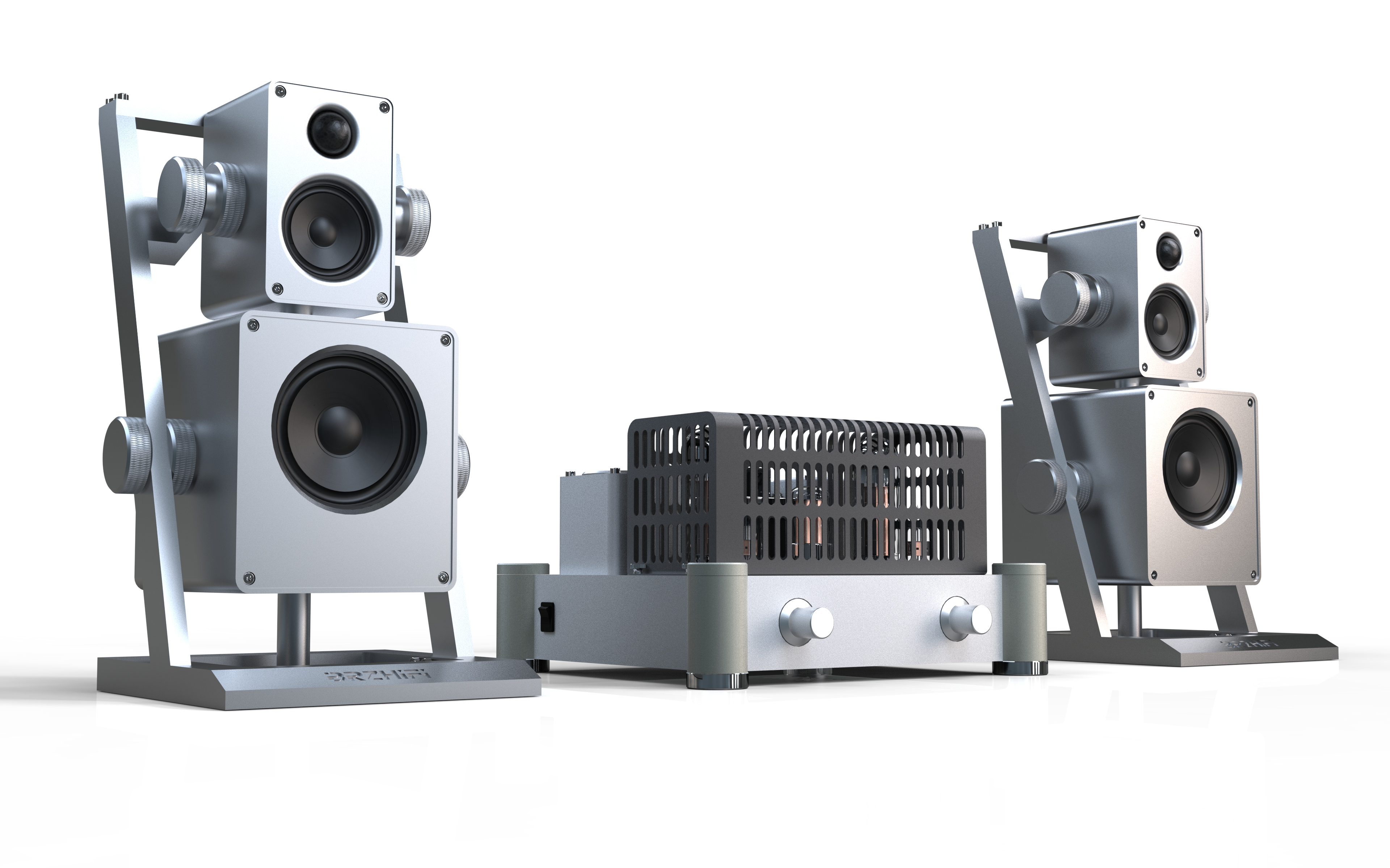 Bookcase，Electronic tube，Audio amplifier，Vacuum tube，BRZHiFi，rack speaker，