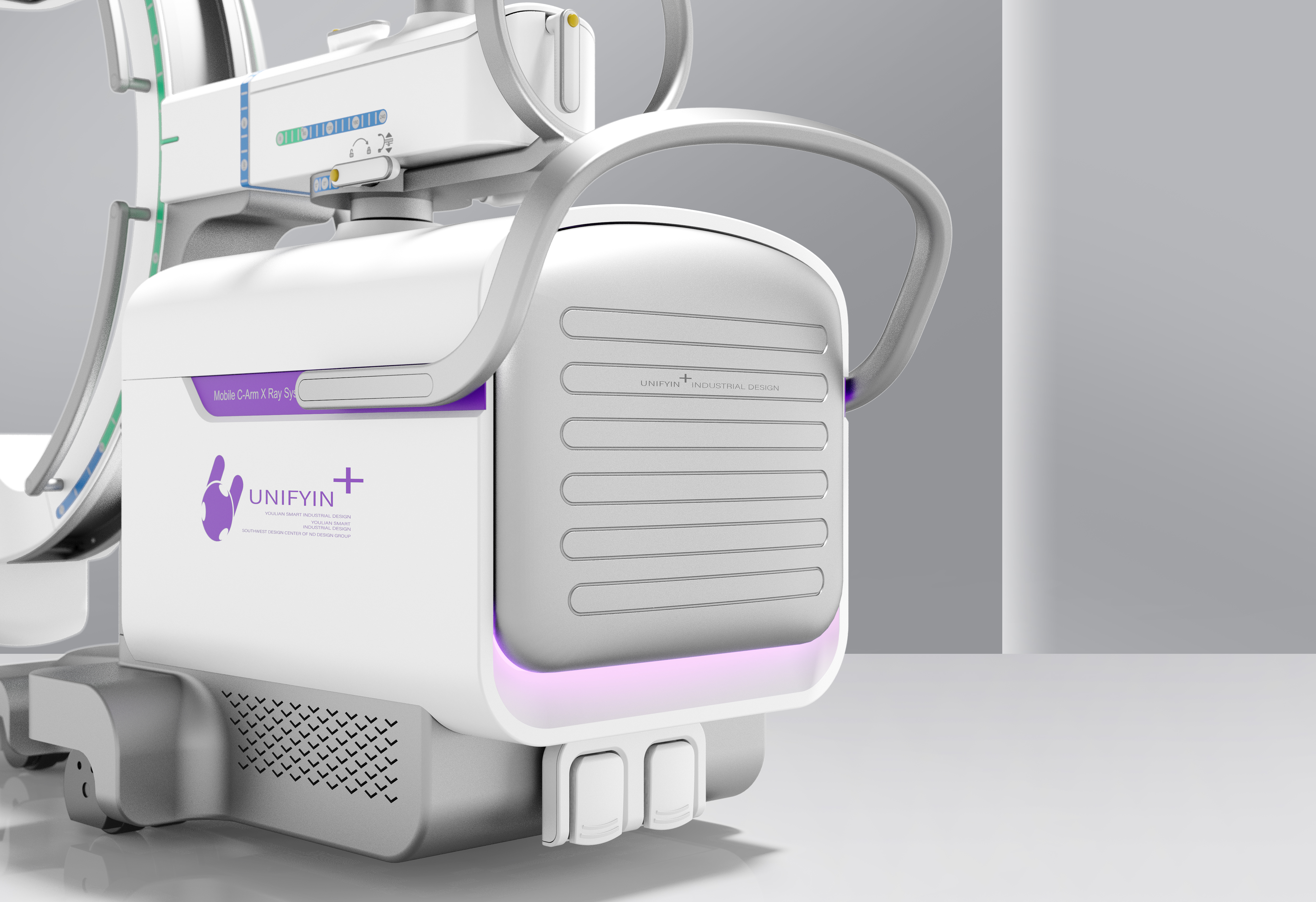 Chengdu Industrial Design，Chengdu Medical Design，Chengdu Image Product Design，Infinite Space Industrial Design，X-ray machine design，Design of C- arm X-ray machine，