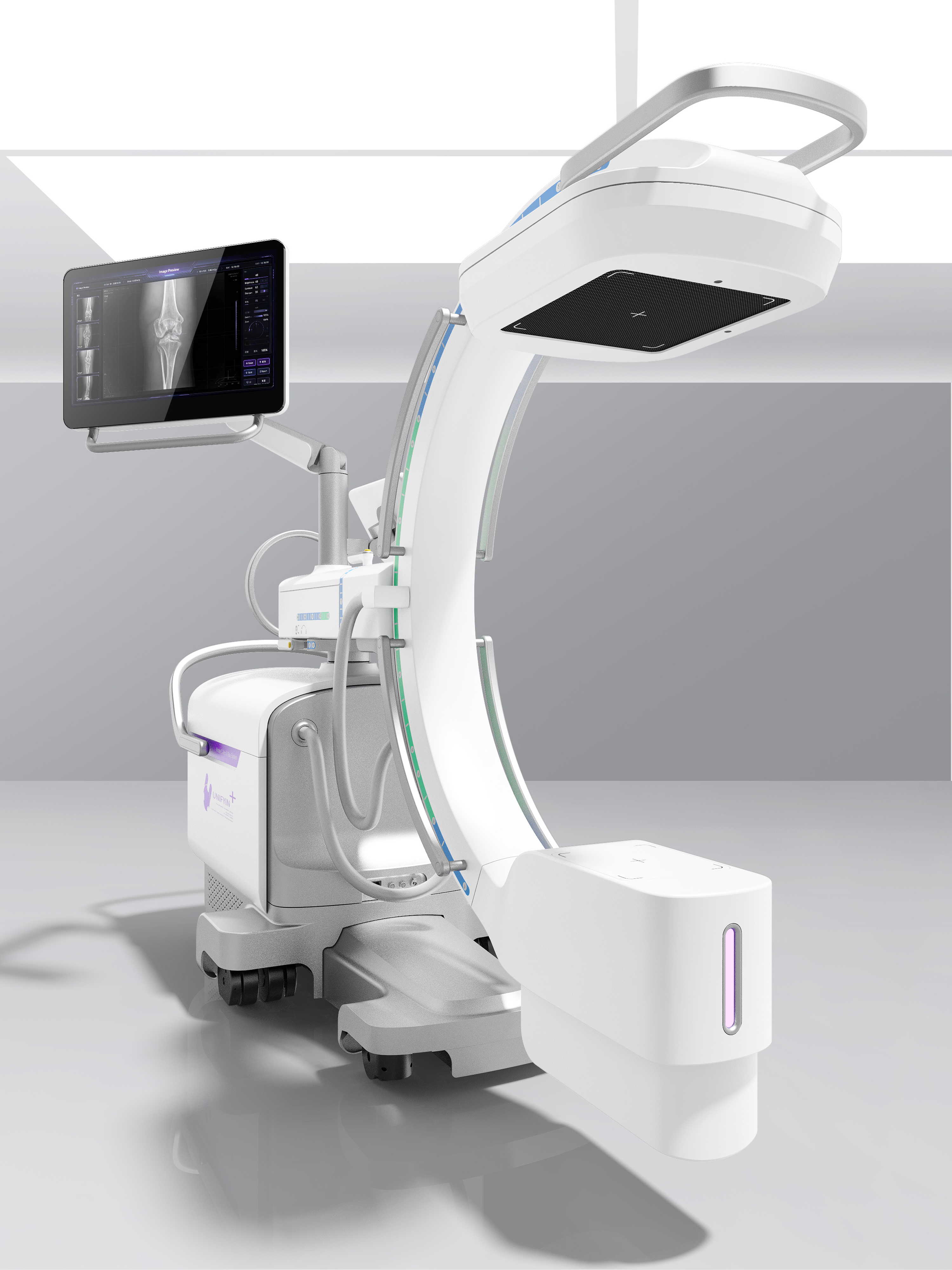 Chengdu Industrial Design，Chengdu Medical Design，Chengdu Image Product Design，Infinite Space Industrial Design，X-ray machine design，Design of C- arm X-ray machine，