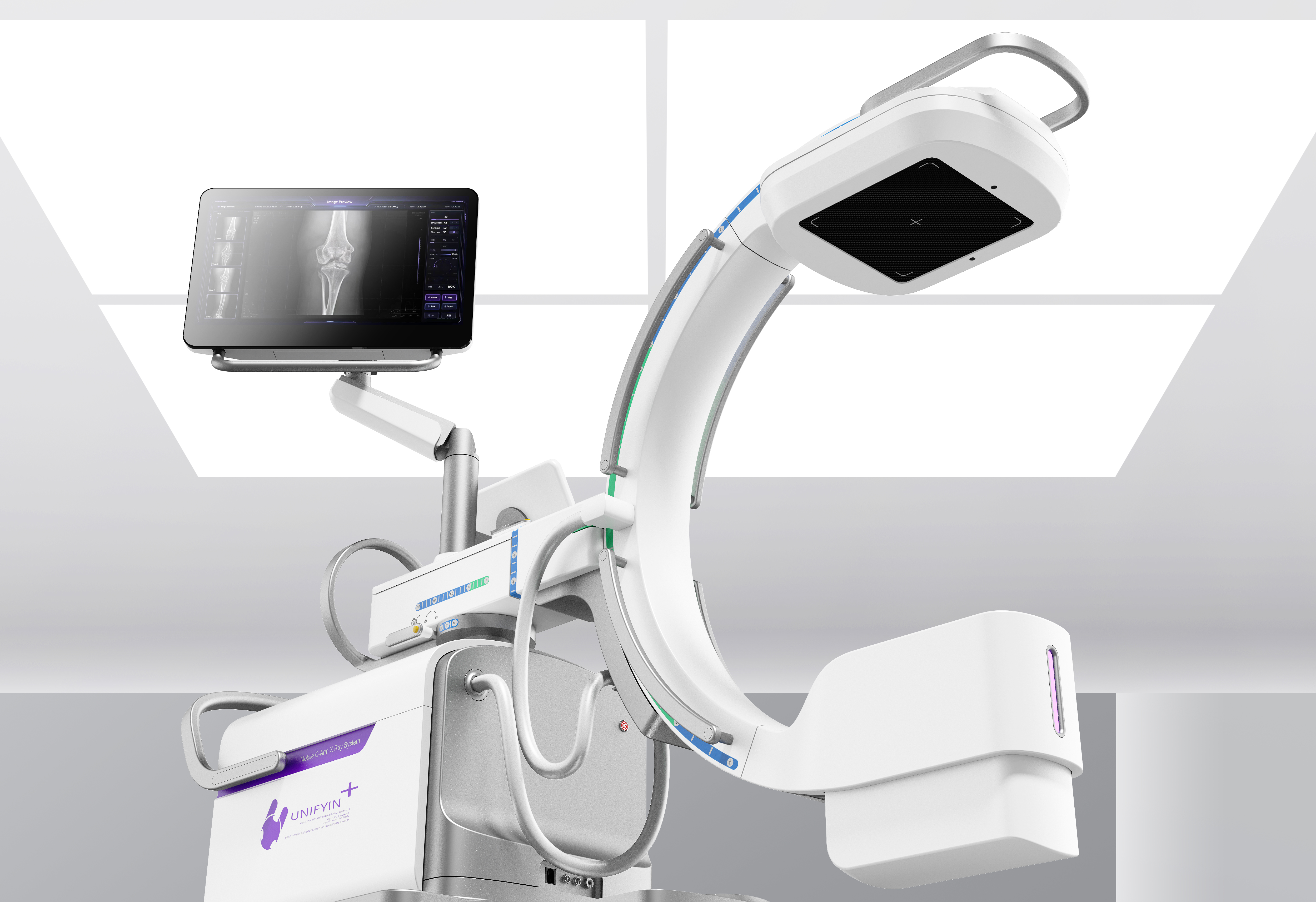Chengdu Industrial Design，Chengdu Medical Design，Chengdu Image Product Design，Infinite Space Industrial Design，X-ray machine design，Design of C- arm X-ray machine，