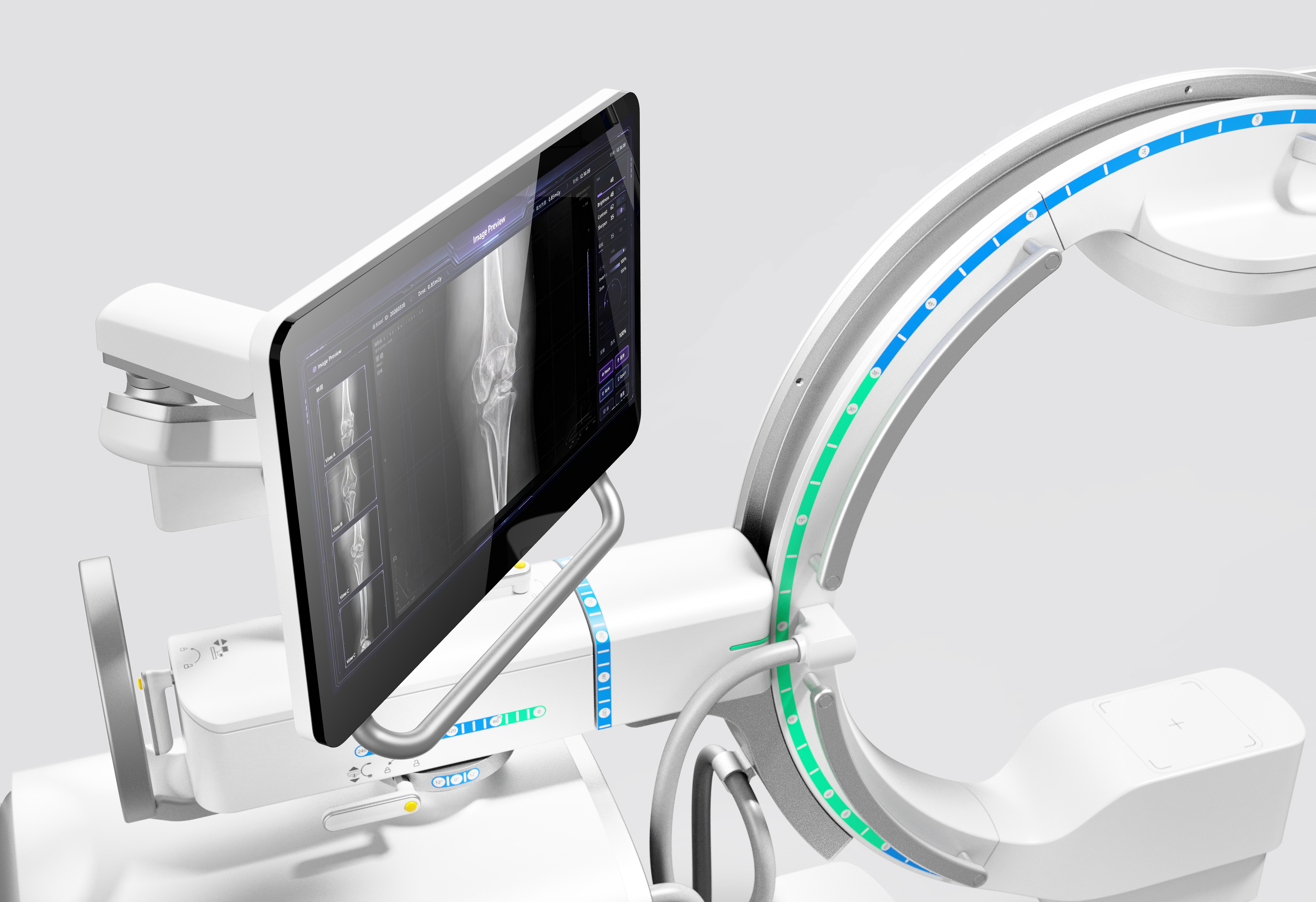 Chengdu Industrial Design，Chengdu Medical Design，Chengdu Image Product Design，Infinite Space Industrial Design，X-ray machine design，Design of C- arm X-ray machine，