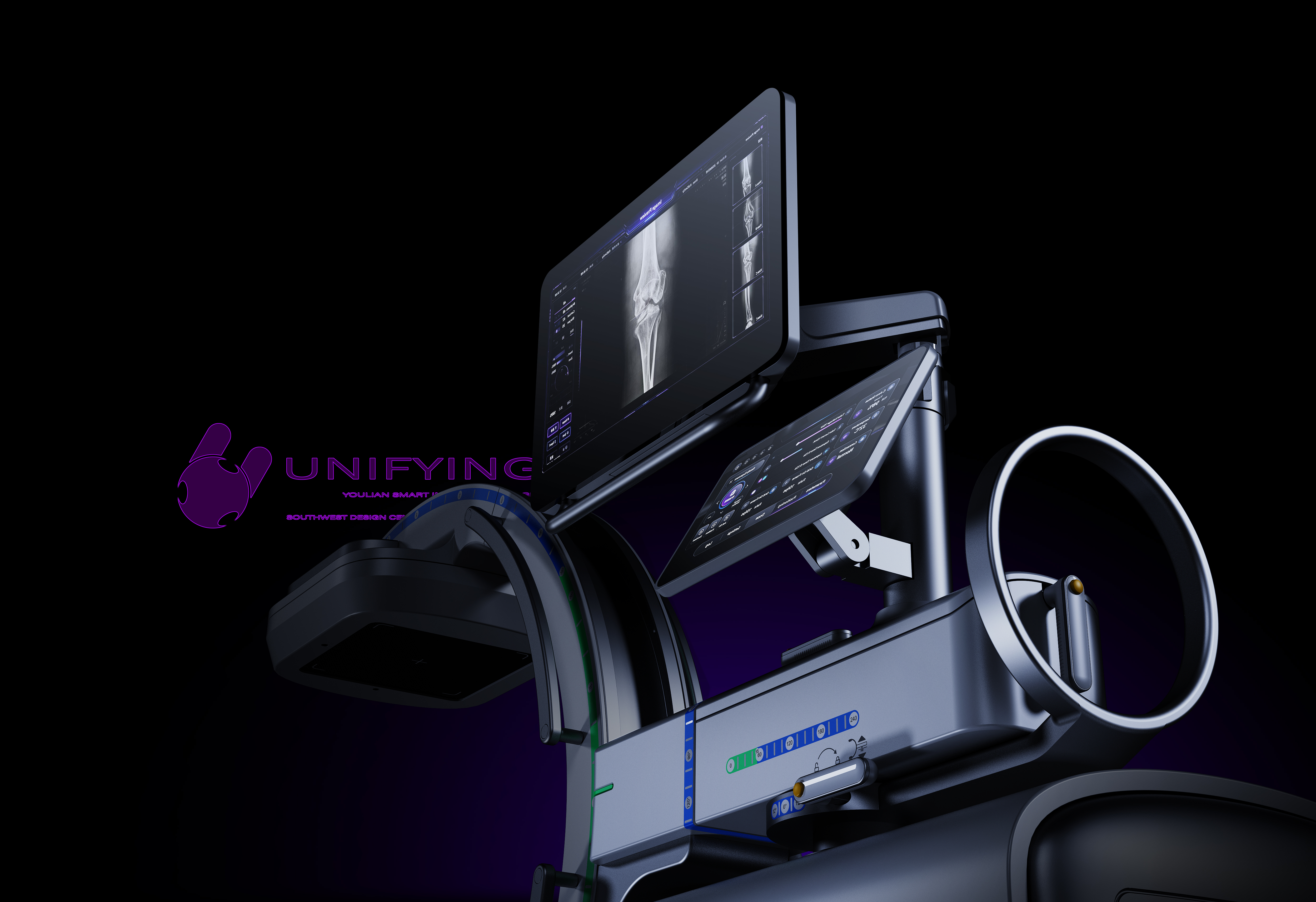 Chengdu Industrial Design，Chengdu Medical Design，Medical device design，Youlian Wisdom Industrial Design，Infinite Space Industrial Design，X-ray machine design，Design of C- arm X-ray machine，
