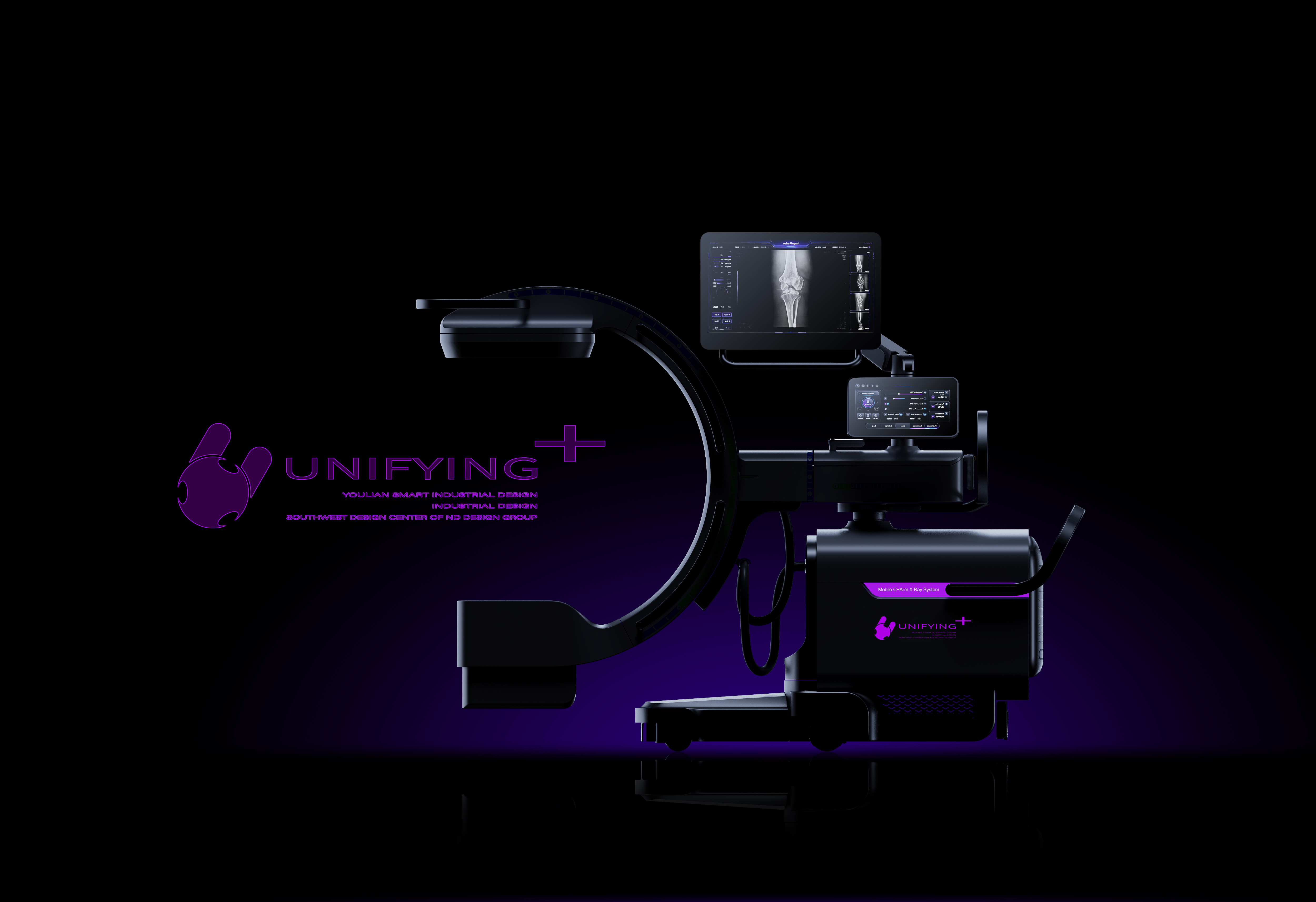 Chengdu Industrial Design，Chengdu Medical Design，Medical device design，Youlian Wisdom Industrial Design，Infinite Space Industrial Design，X-ray machine design，Design of C- arm X-ray machine，