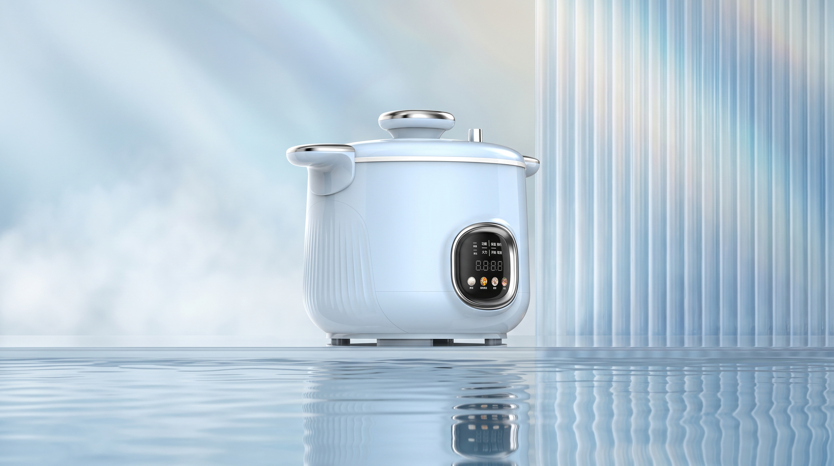 Micro-pressure pot，small home appliances，product design，Appearance design，