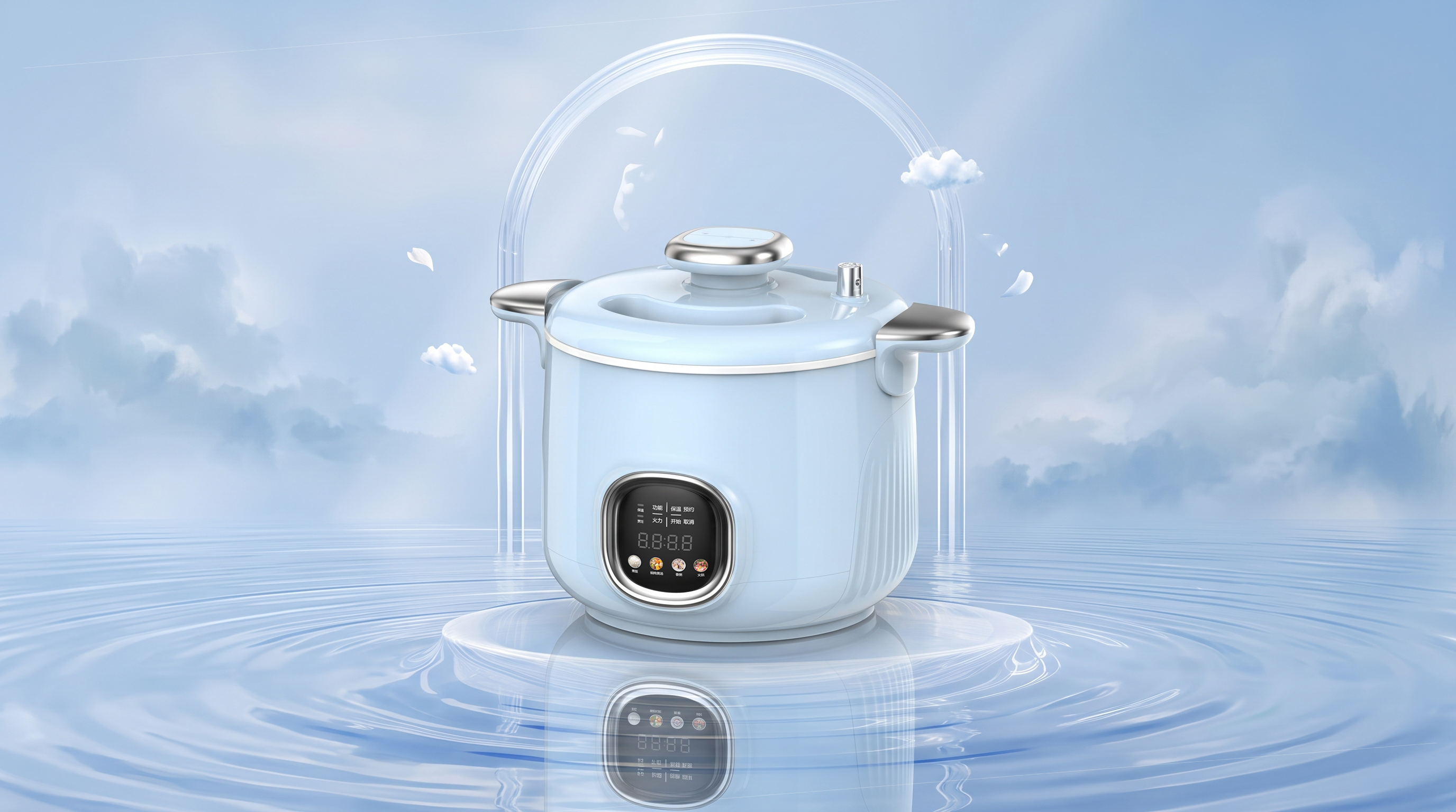 Micro-pressure pot，small home appliances，product design，Appearance design，