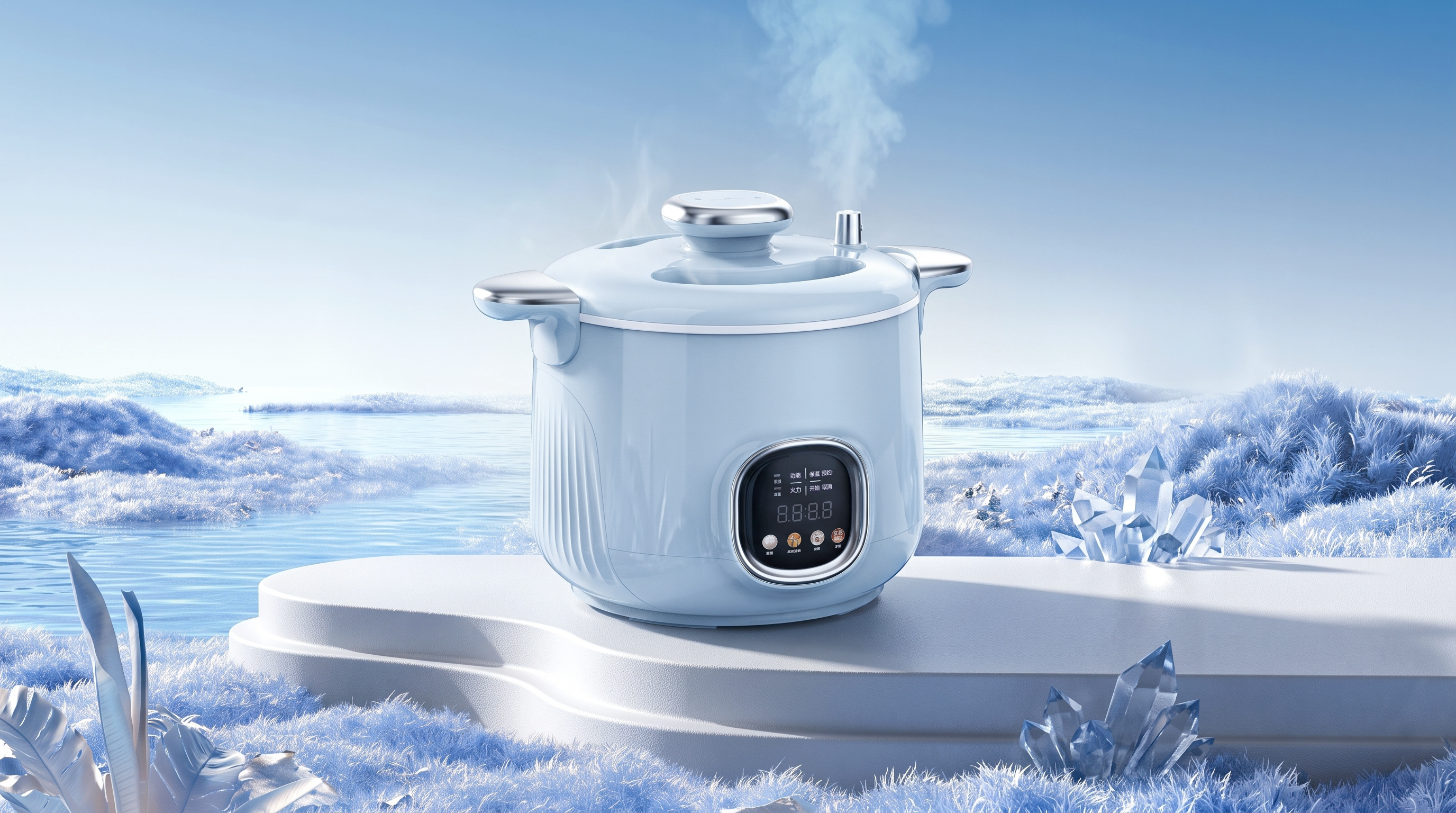 Micro-pressure pot，small home appliances，product design，Appearance design，