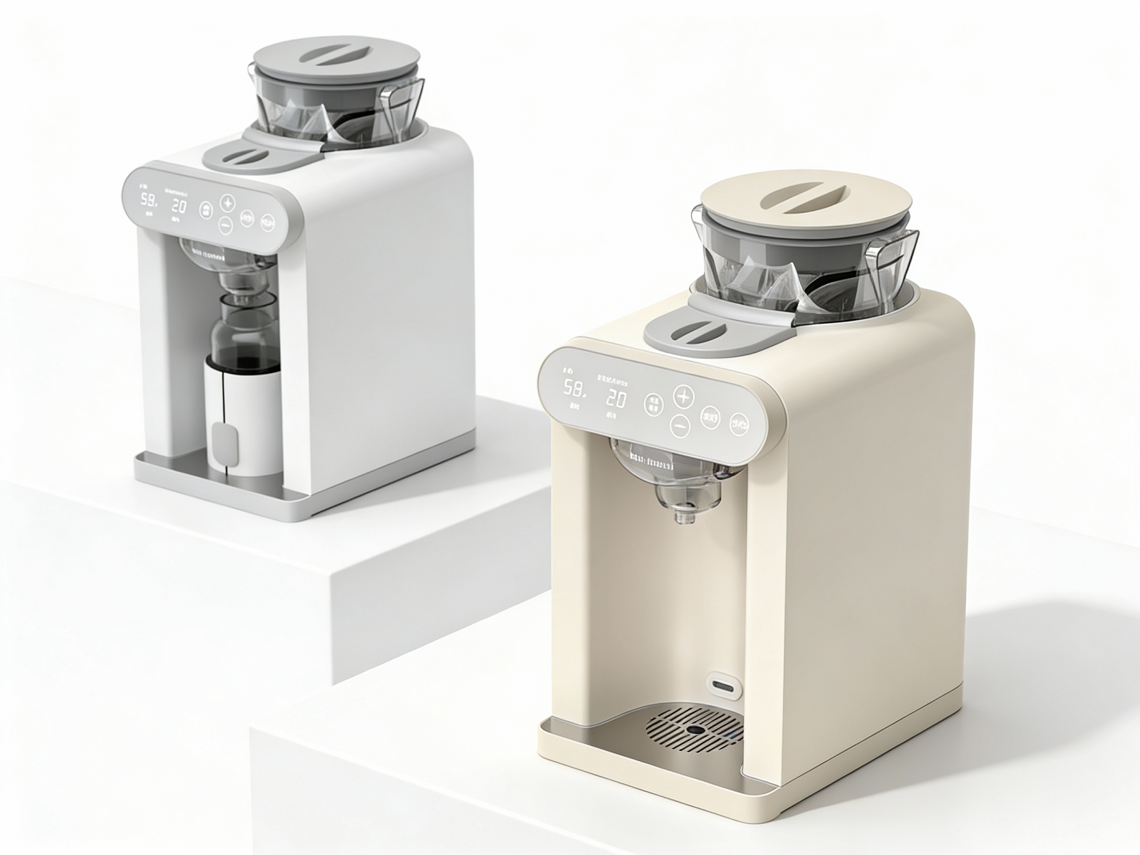 Milk washing machine，Coffee machine，Water dispenser，small home appliances，Maternal and infant products，Minimalist household appliances，Constant temperature brewing pot，