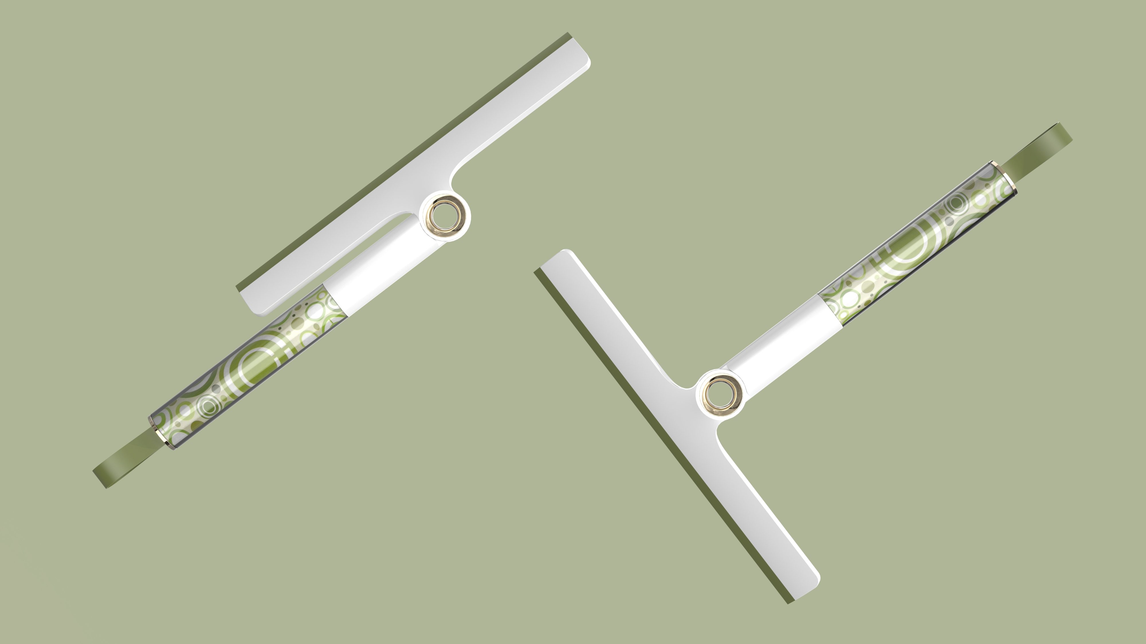 Handheld glass wiper，Hand scraping with short handle，