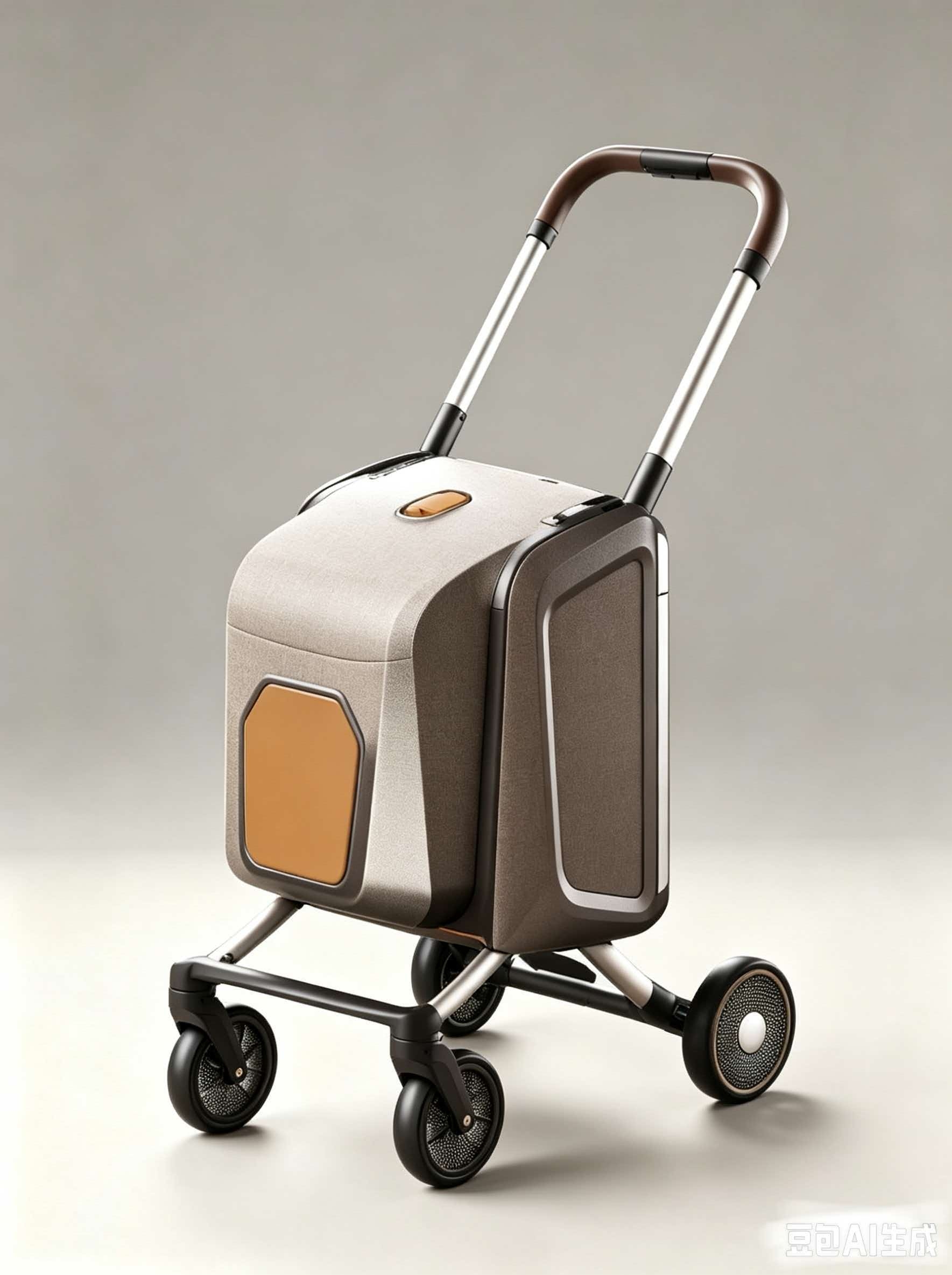 One-button collection and luggage car，