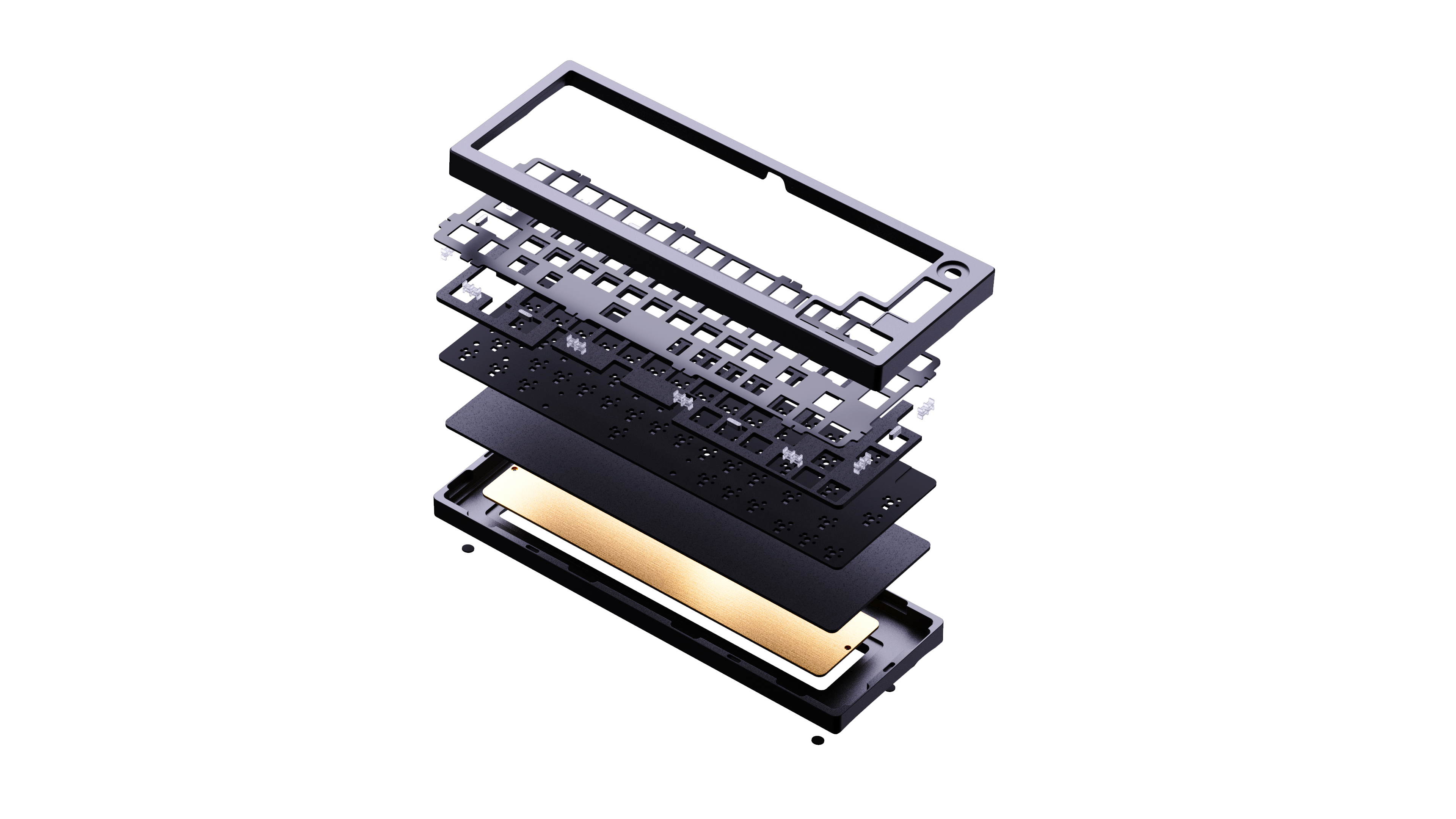 Minimal, customized, CNC, all-aluminum frame，