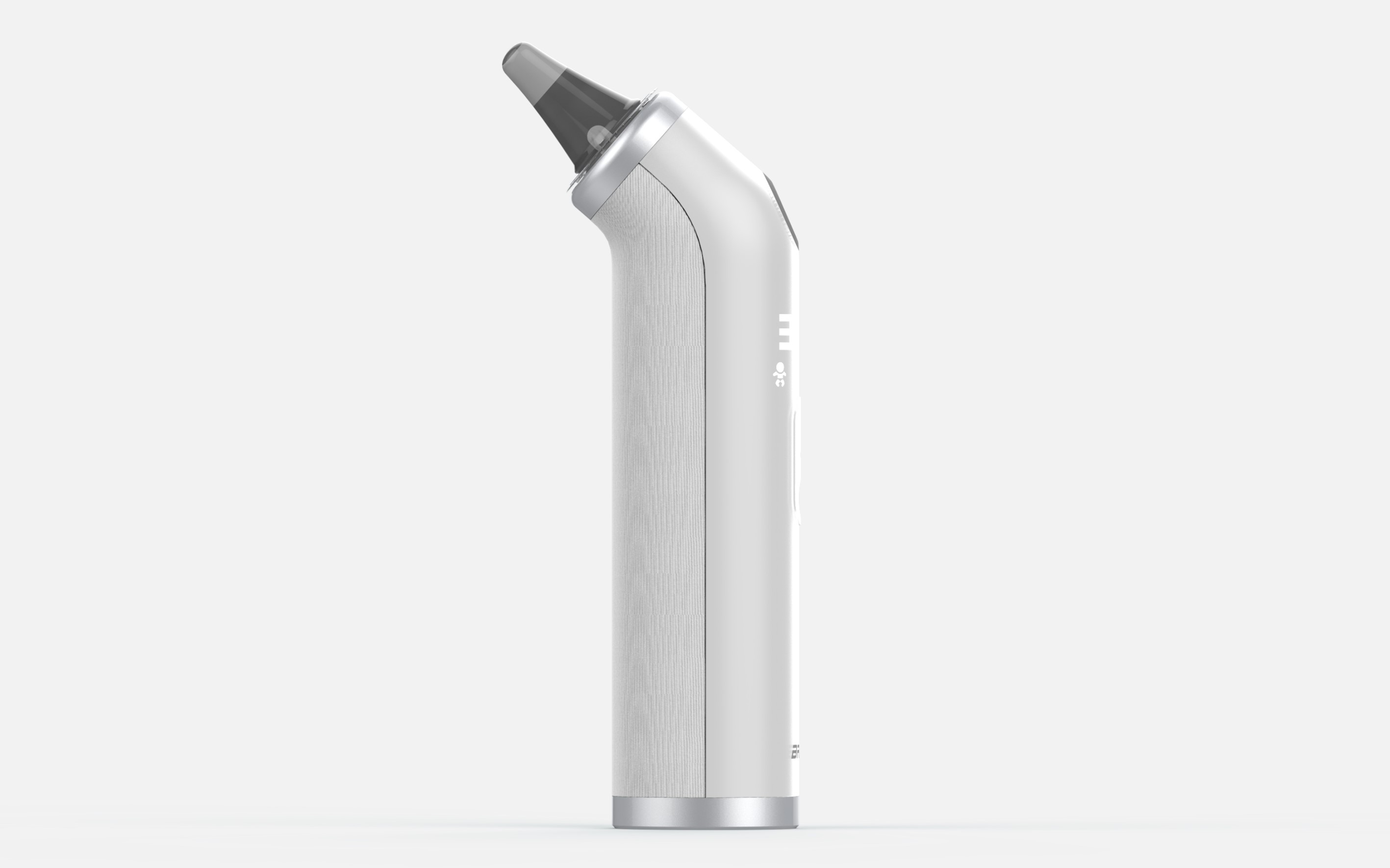 Ear thermometer design，medical apparatus and instruments，Temperature measurement tool，Body temperature measurement，Children's medical treatment，Creative material collocation，Minimalist design ，
