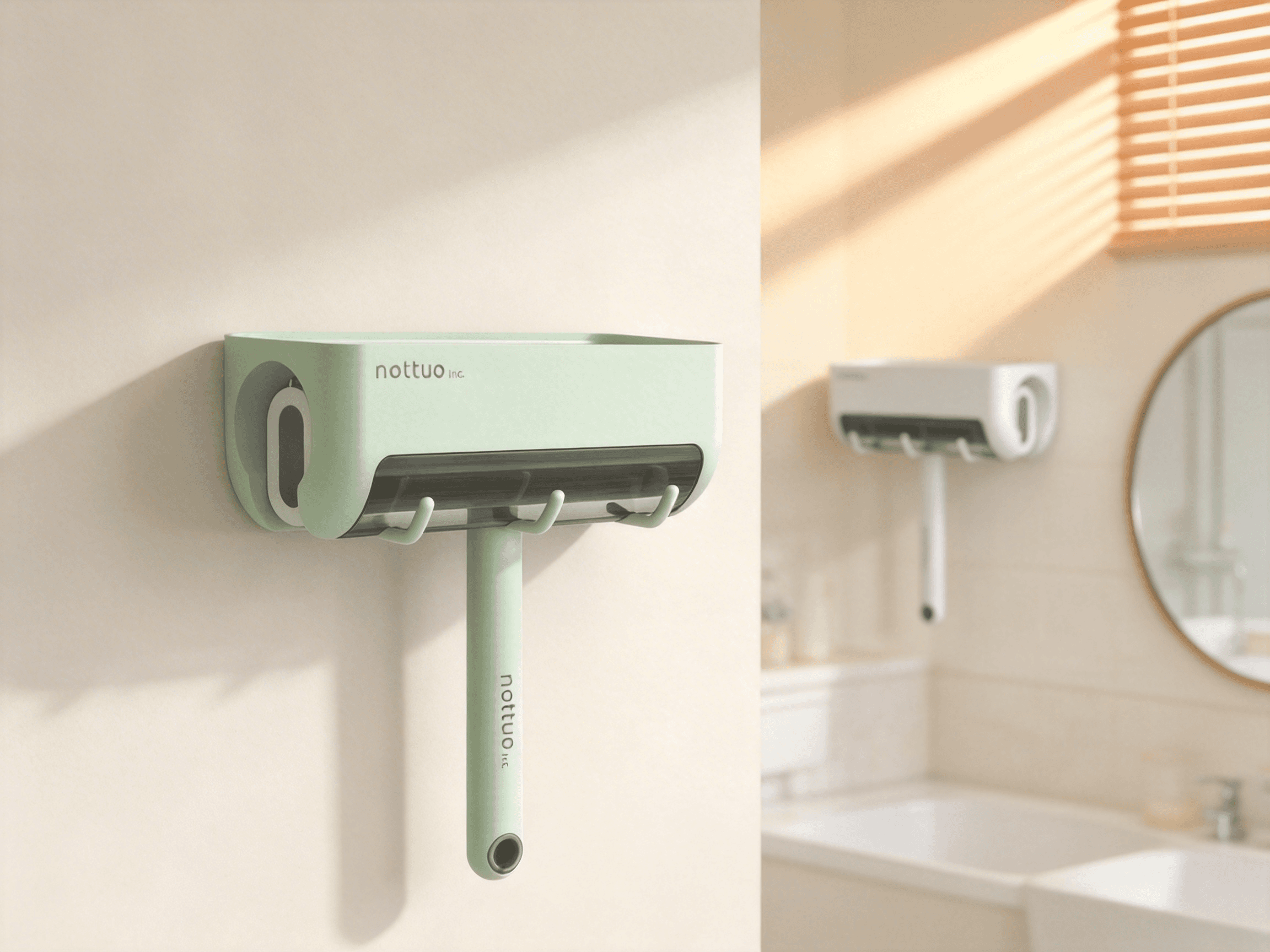 Hair sticking device，Dust cover，Wall-mounted storage rack，Sticker, dust cover, wall mount, storage rack，