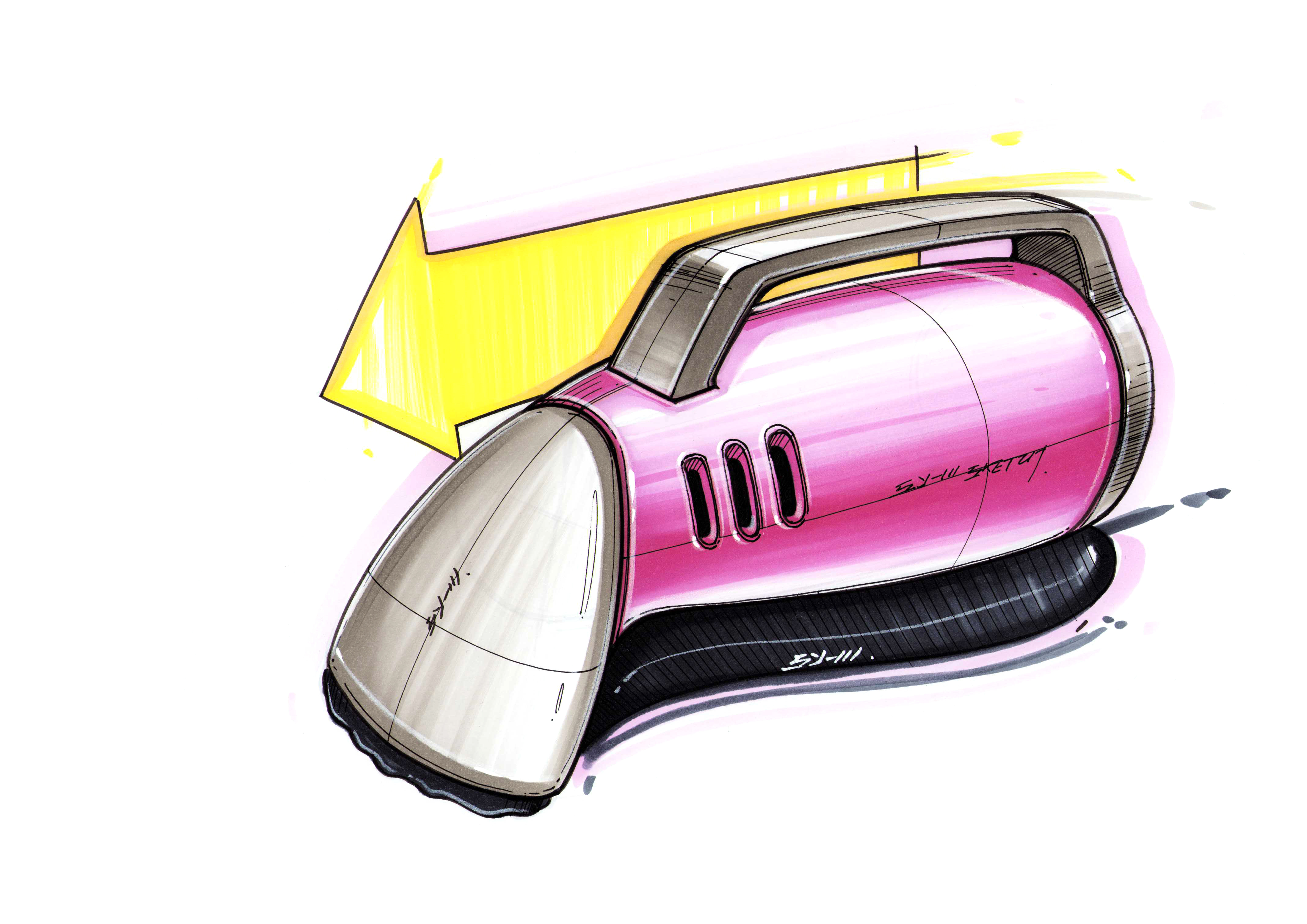 industrial design，product design，Hand drawn industrial design，Hand drawn product design，Marker hand drawn，marker pen painting，
