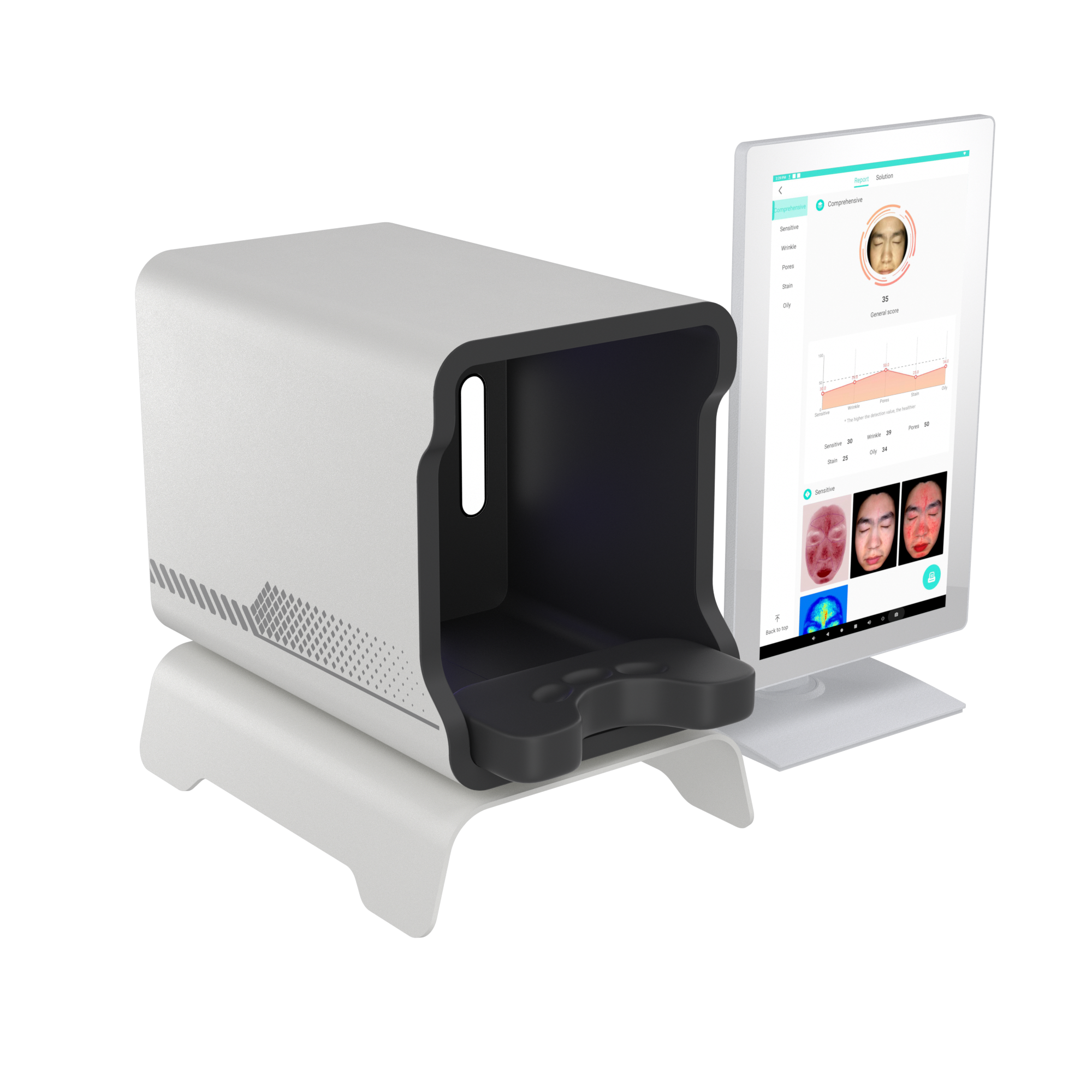 Medical beauty，Skin detector，sheet metal，high-end，original，