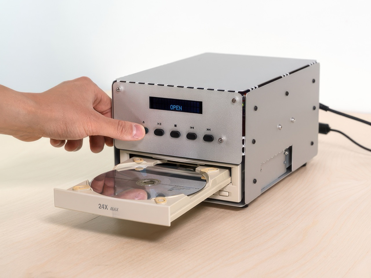 Optical Drive Transformation，CD player，Retro Digital，Old things upgrade，