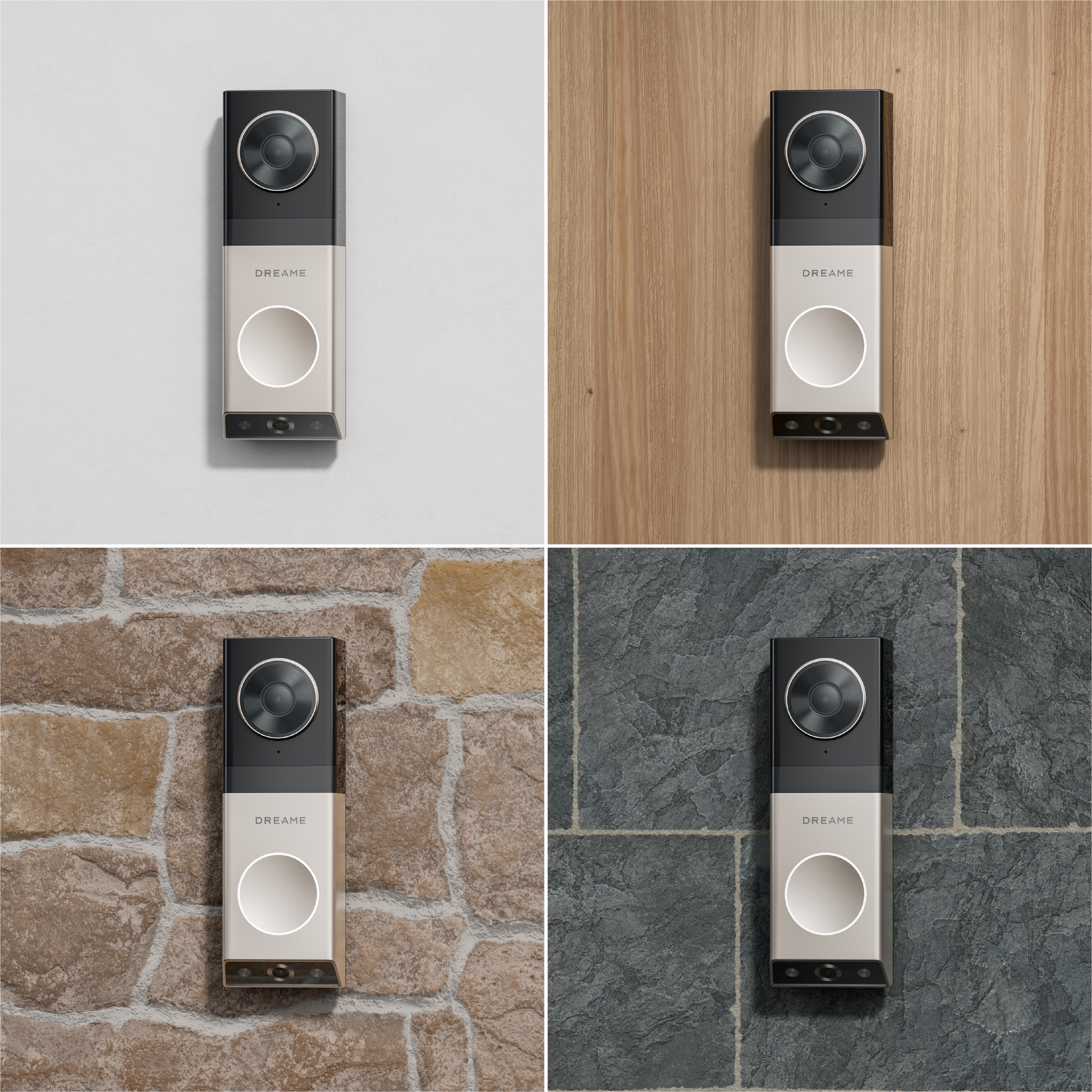 Dreame，doorbell，Family，serialization，Brand design，Intelligent security，Security camera，modularization，