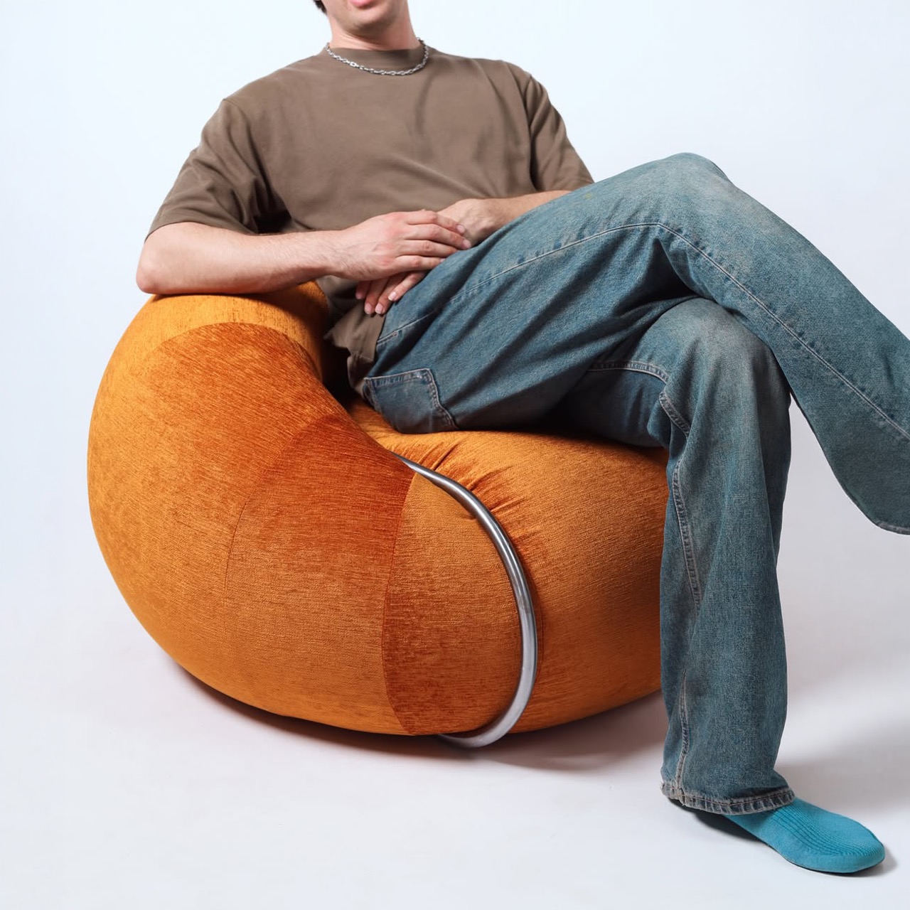 Sonnet，Beanbag sofa，inflatable furniture，Stainless steel elbow，Lumbar Support ，