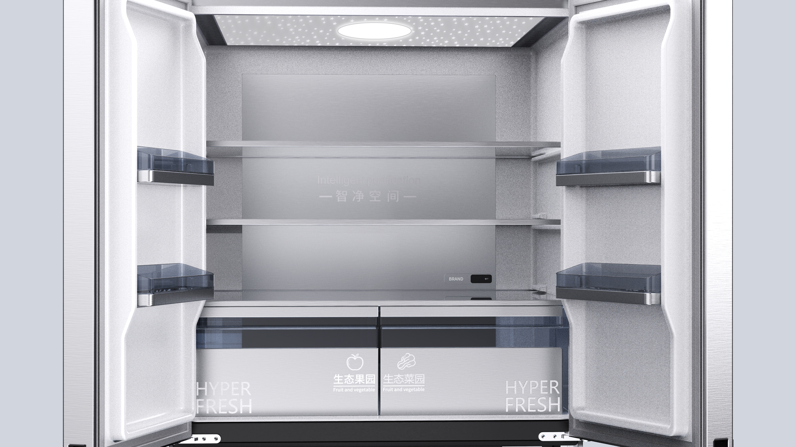 Kitchen appliances，Refrigerator，Appearance design，industrial design，product design，Hand board making，