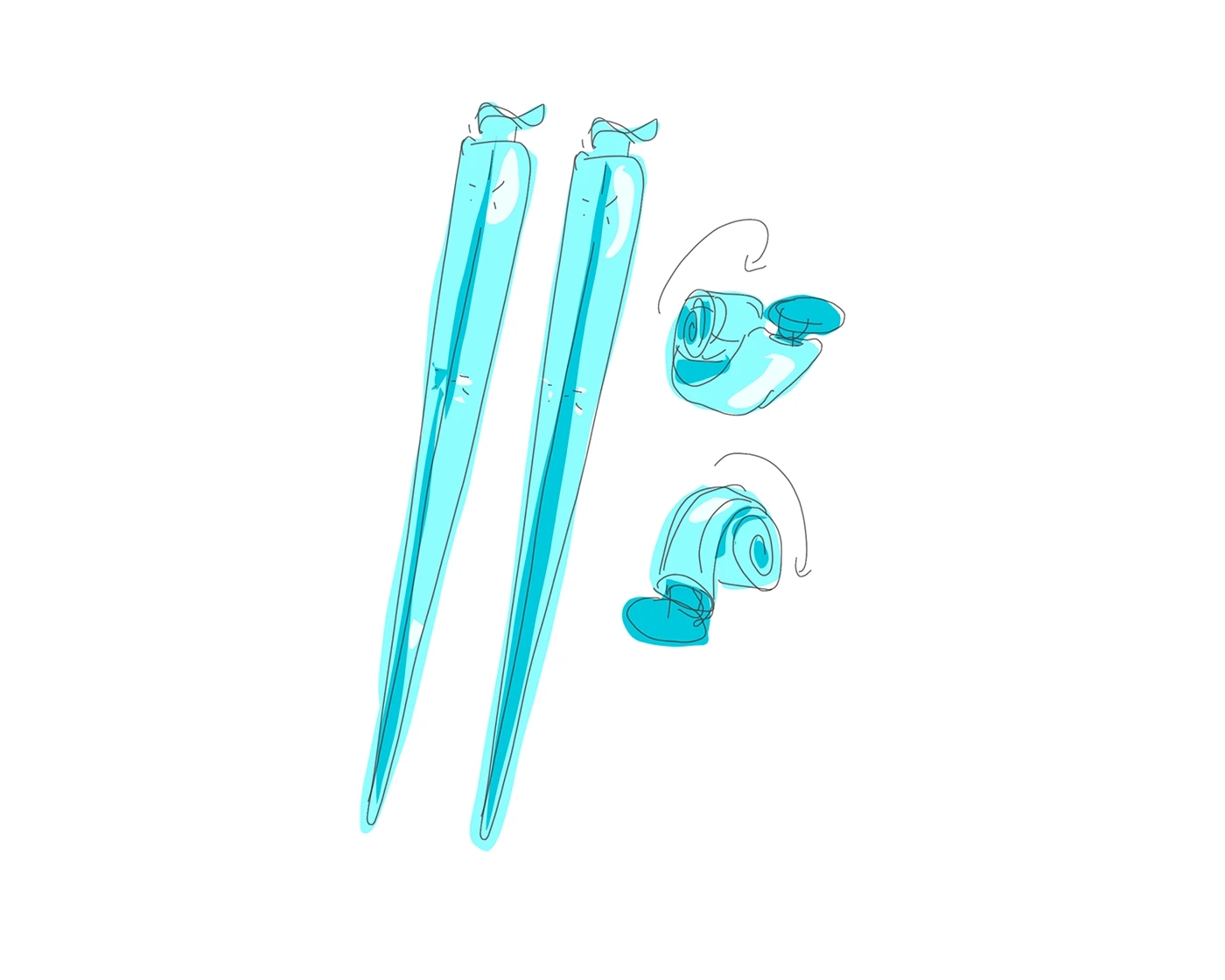 Popsticks，chopsticks，Concept product，tableware，