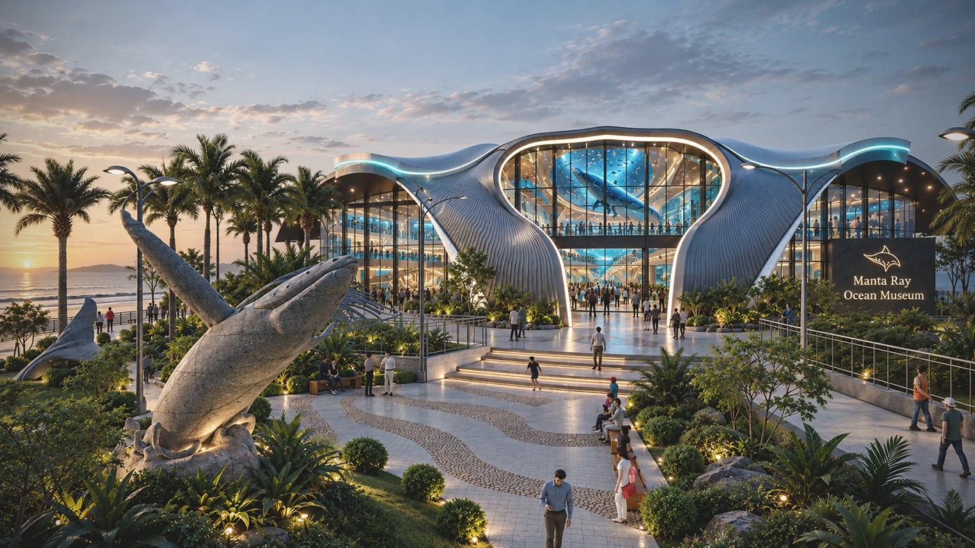 environmental design，Architecture，Ocean Museum，museum，