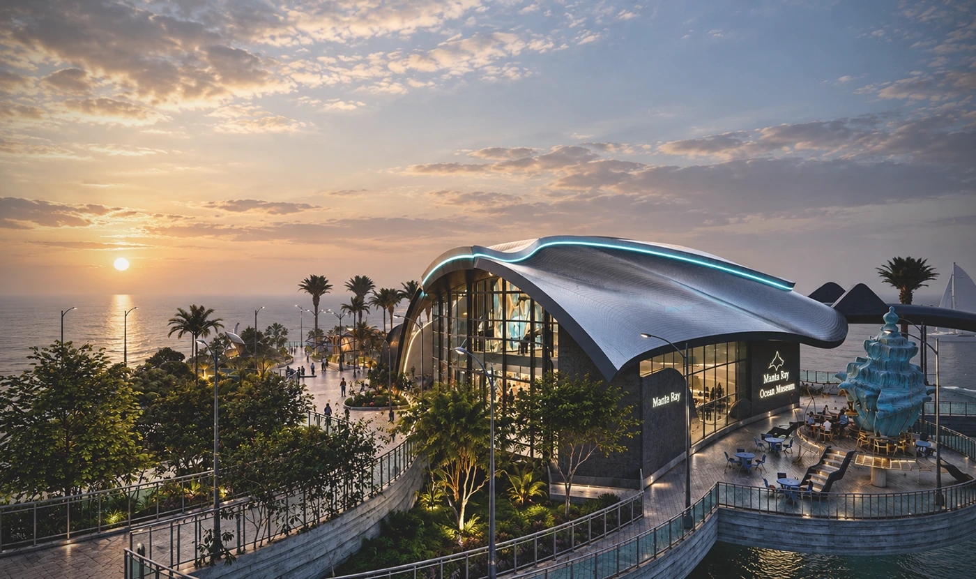 environmental design，Architecture，Ocean Museum，museum，