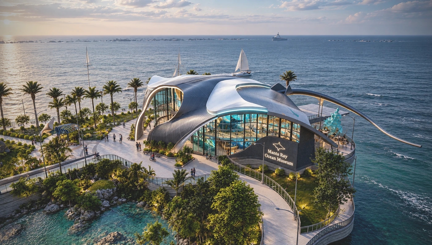 environmental design，Architecture，Ocean Museum，museum，