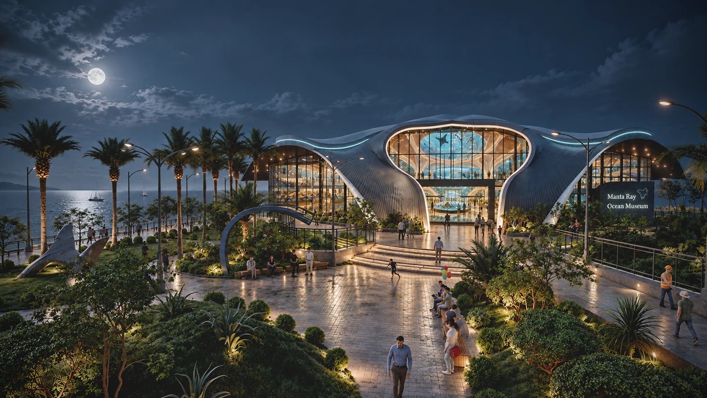 environmental design，Architecture，Ocean Museum，museum，