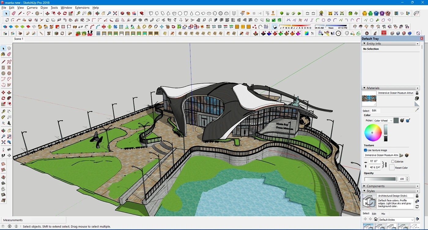 environmental design，Architecture，Ocean Museum，museum，