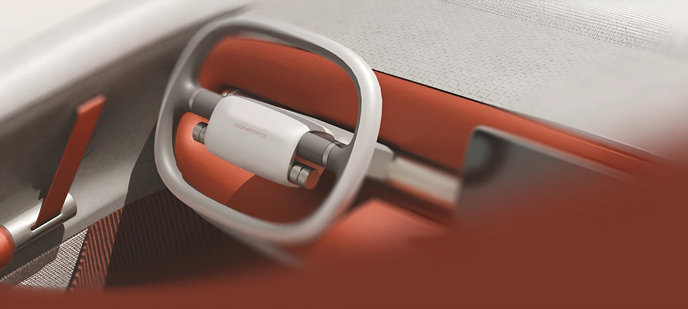 COMFORTA，Automotive interior，conceptual design，auto parts，