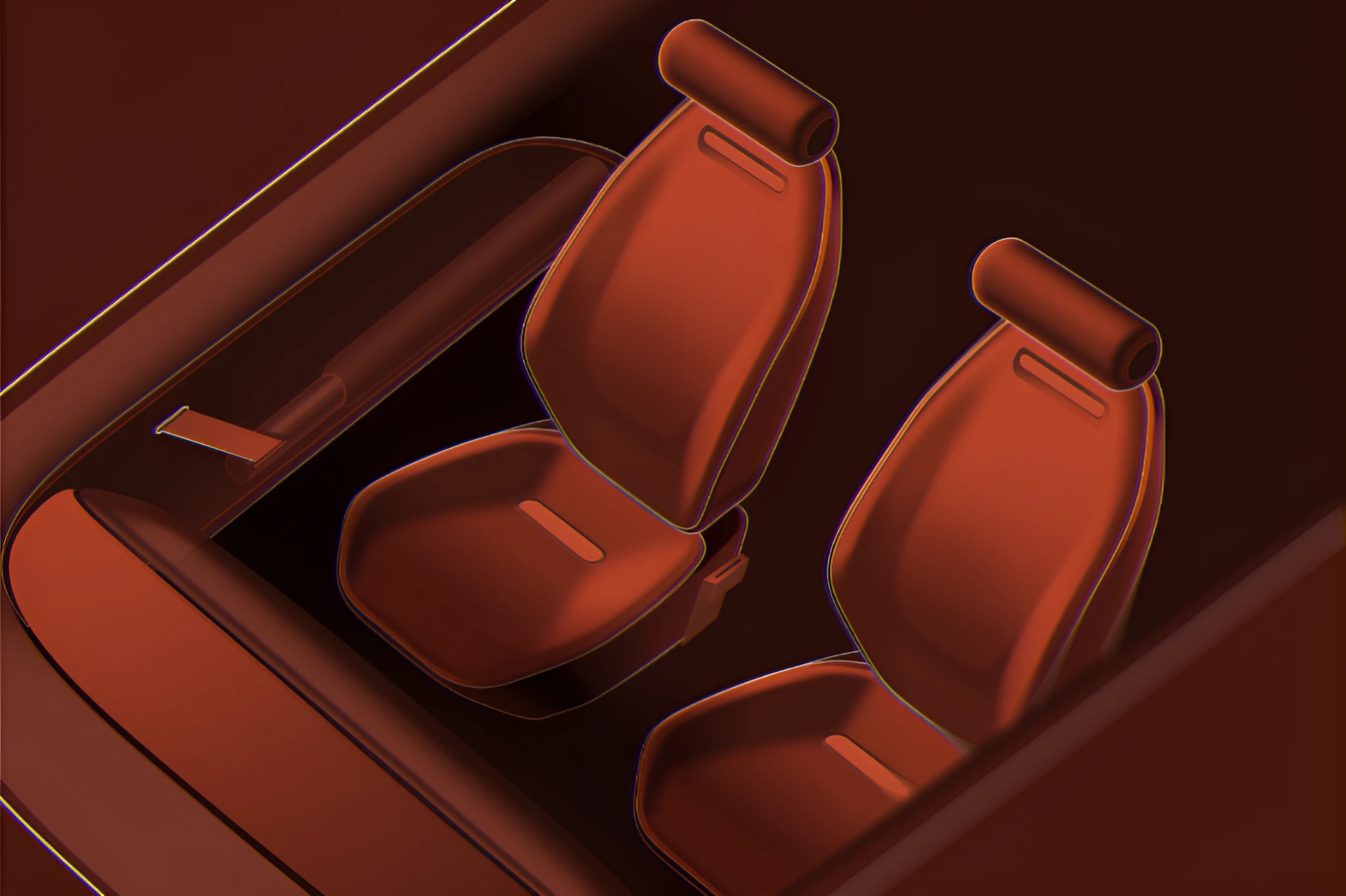 COMFORTA，Automotive interior，conceptual design，auto parts，