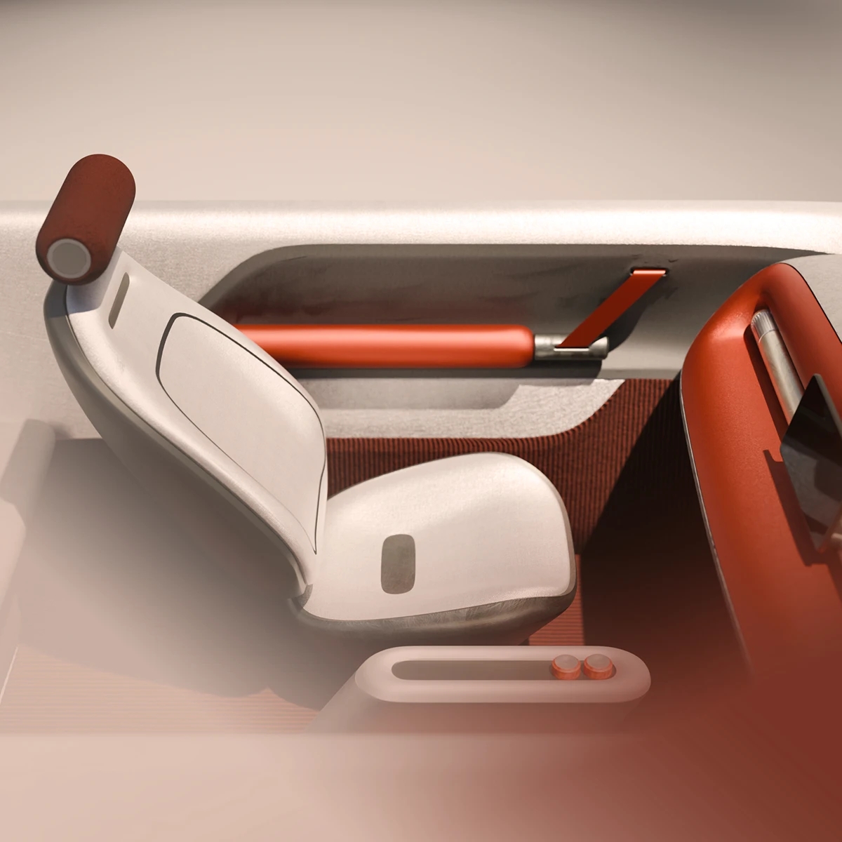 COMFORTA，Automotive interior，conceptual design，auto parts，