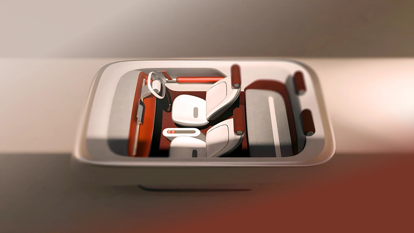 COMFORTA，Automotive interior，conceptual design，auto parts，