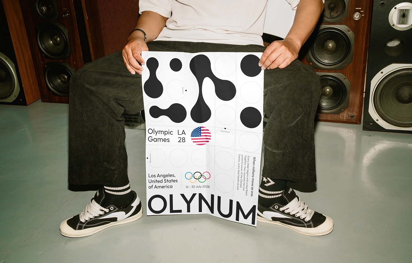 Brand promotion，OLYNUM，conceptual design，Los Angeles Olympic Games Memorial Products，