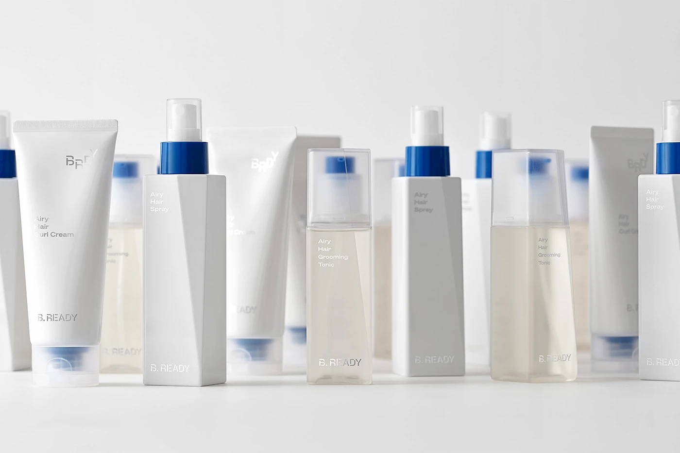 B .Ready，Men's Hair Care Products，packing design，originality，