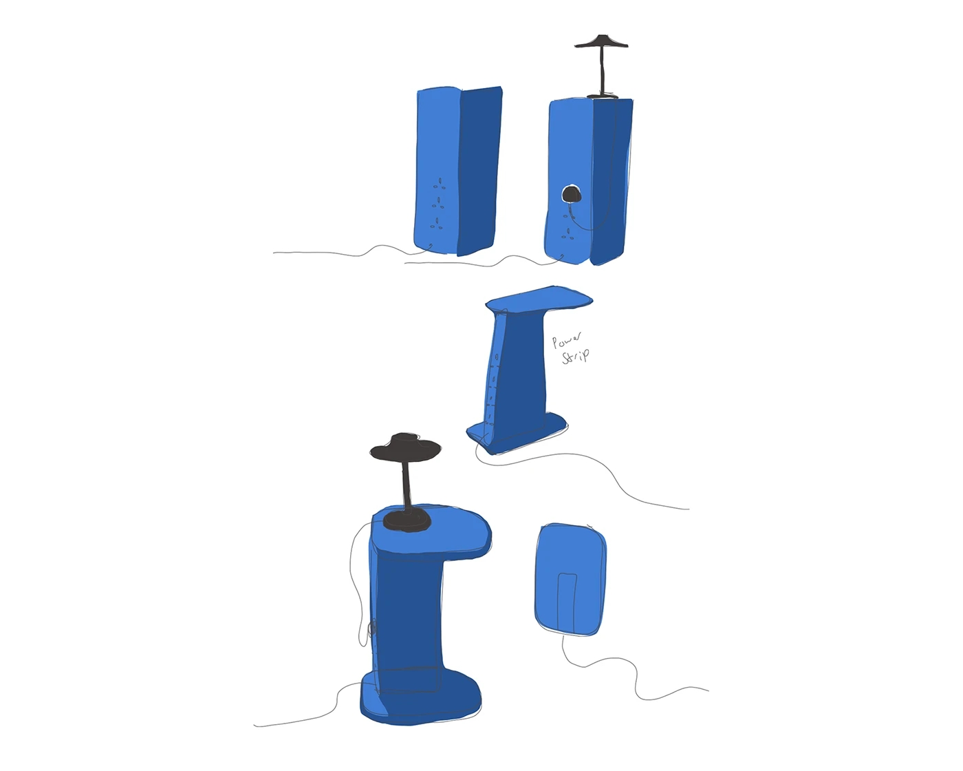 Pika，conceptual design，furniture，Side table，