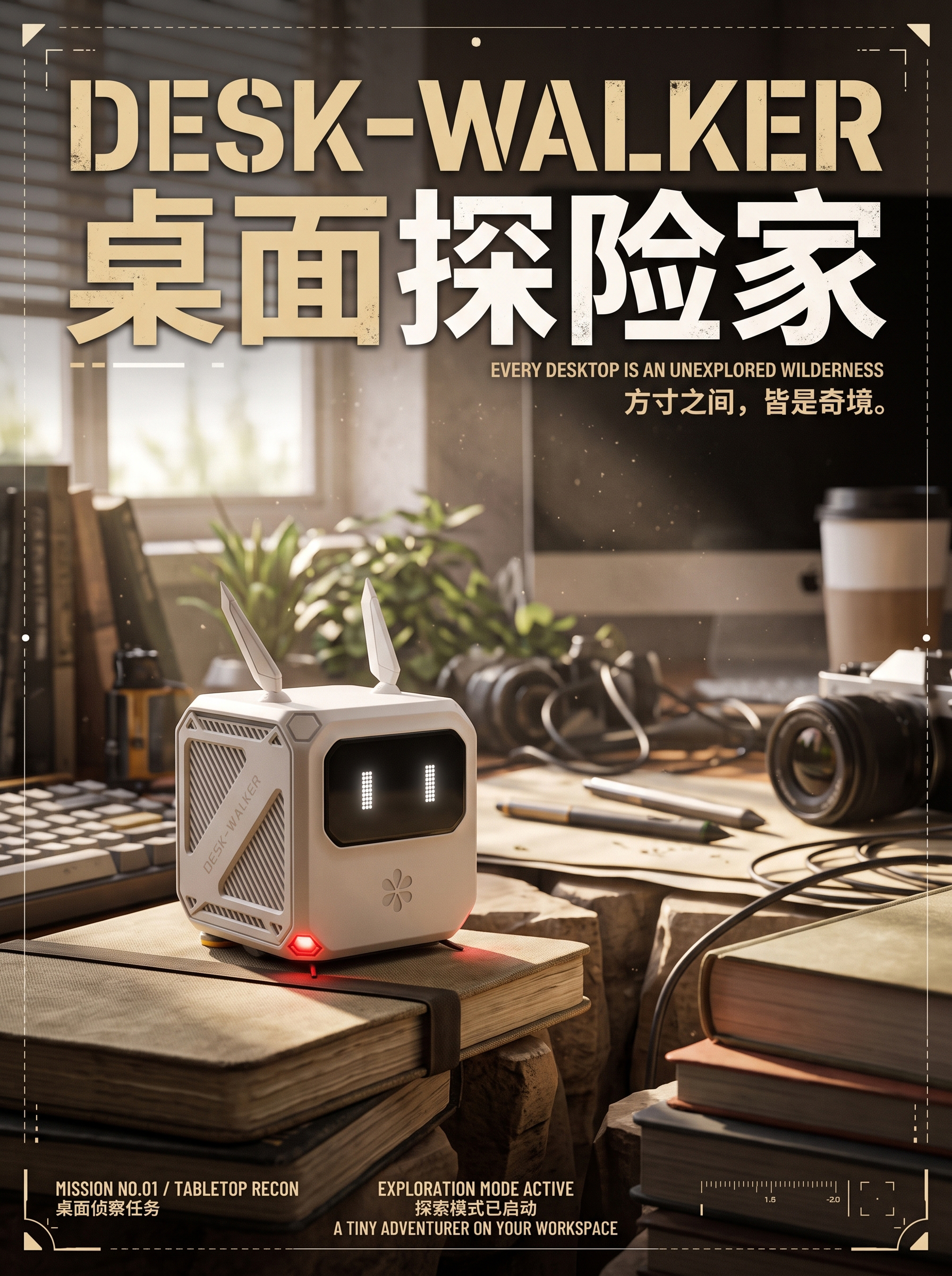 Desktop Explorer，Tabletop toys，ai，robot，
