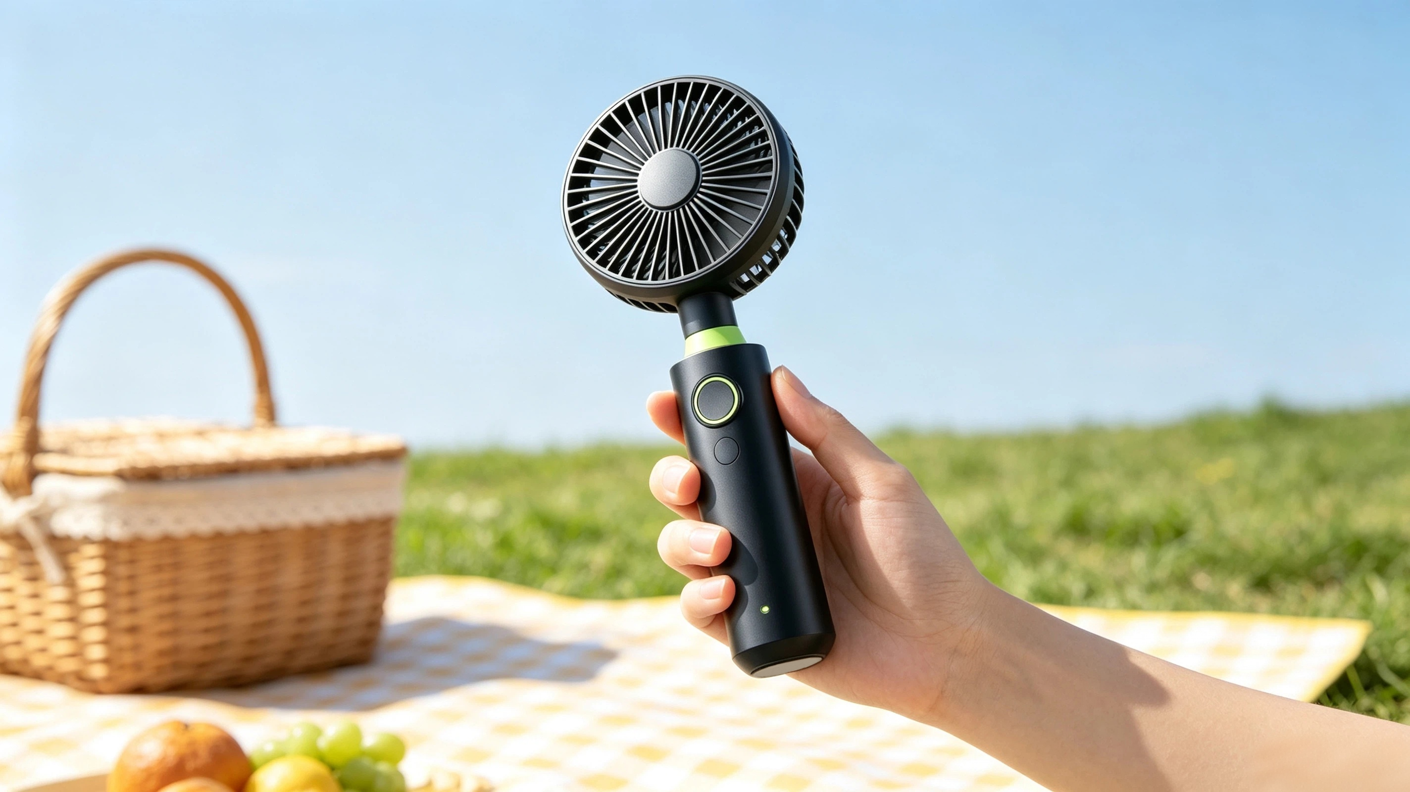 Flexible hose handheld mini fan，Handheld fan，