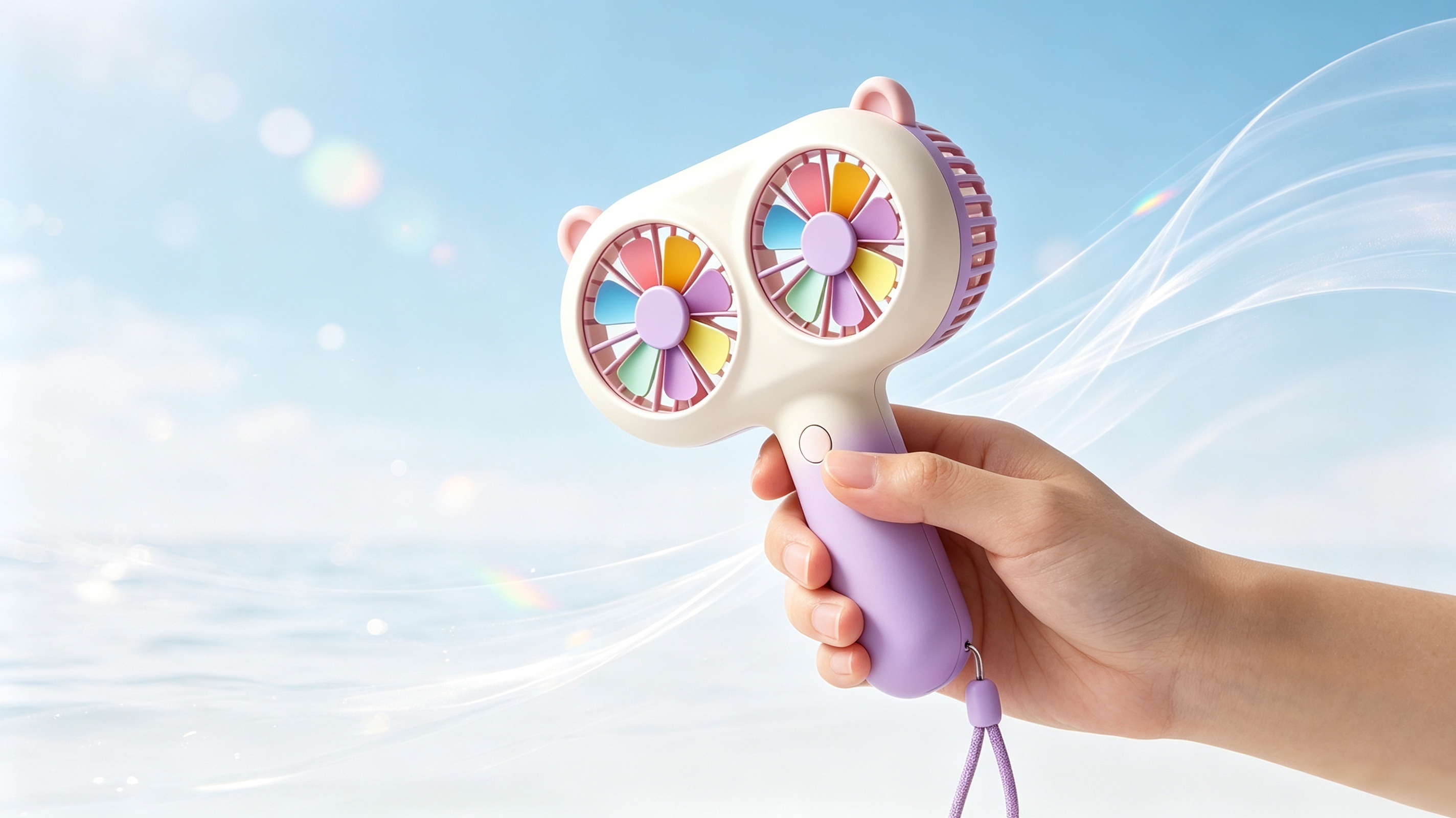 Children's products，Shuangfeng Handheld，Handheld fan，