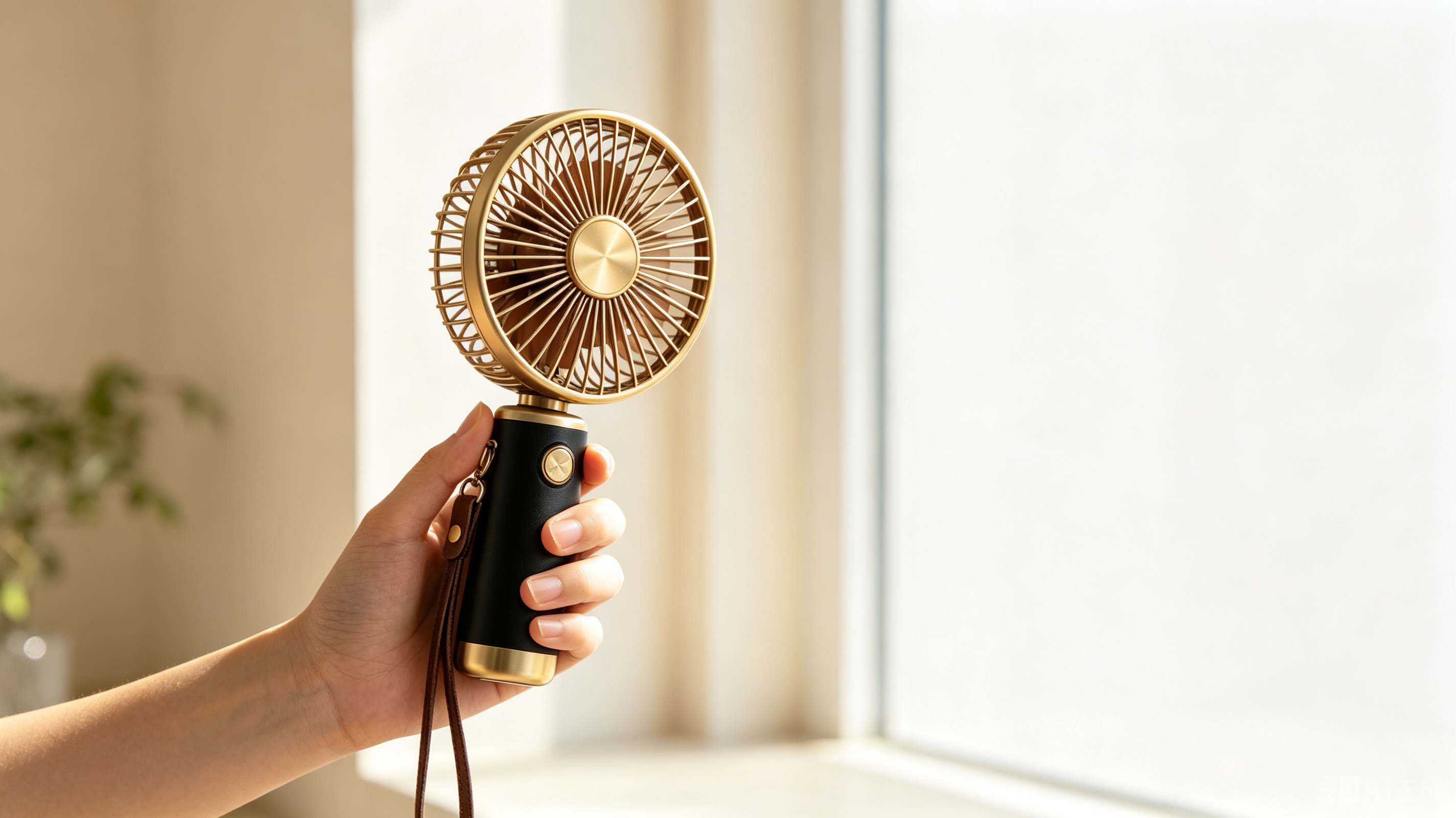 Retro，Handheld fan，Portable，