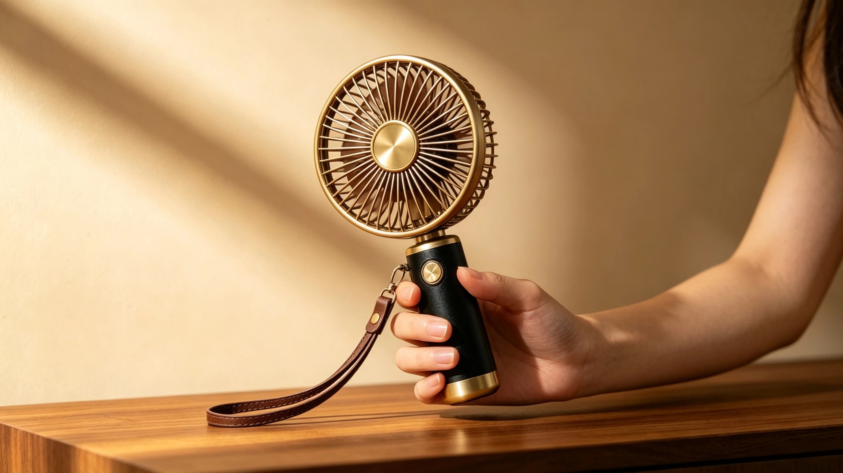 Retro，Handheld fan，Portable，