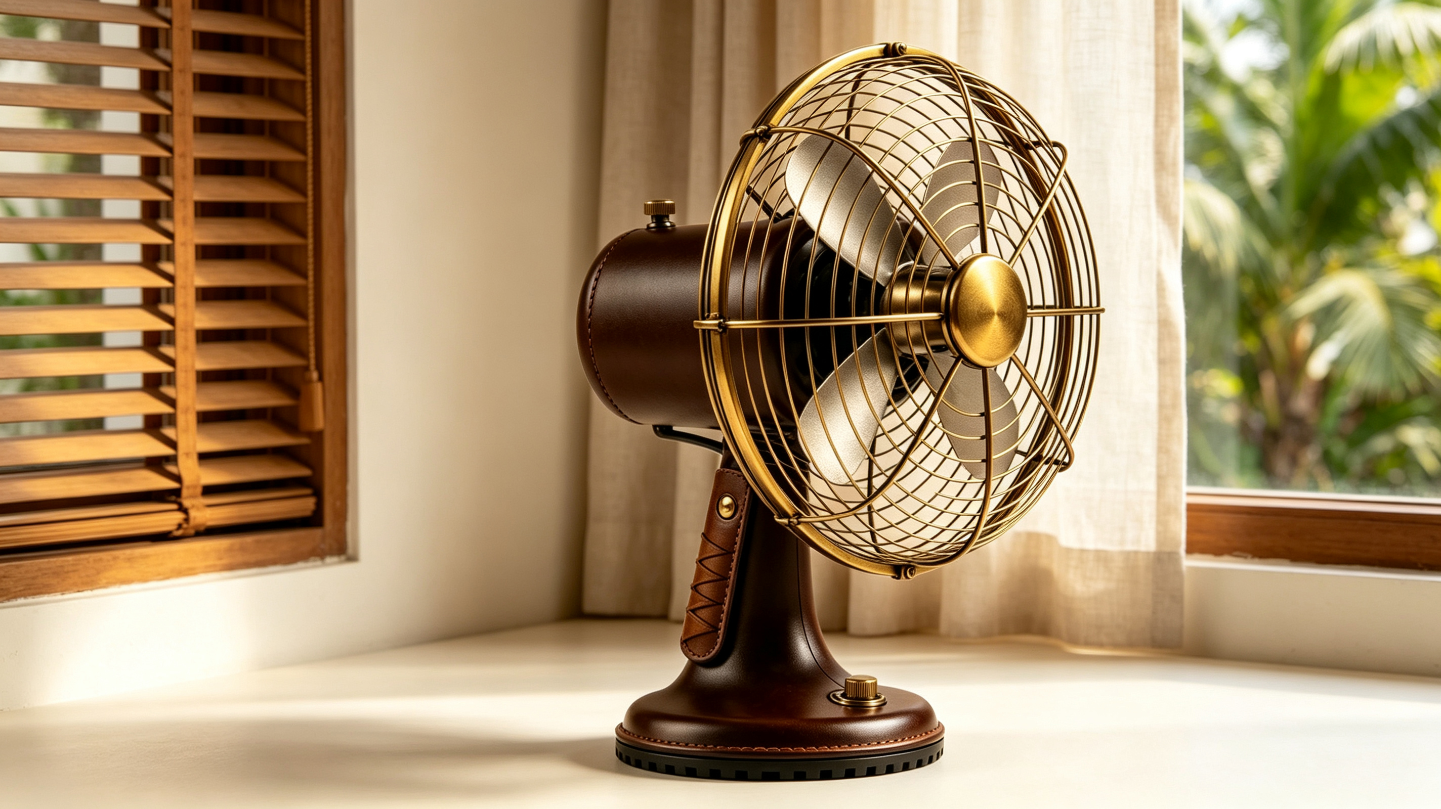 Desktop fan，Retro，Metal fan，Portable，